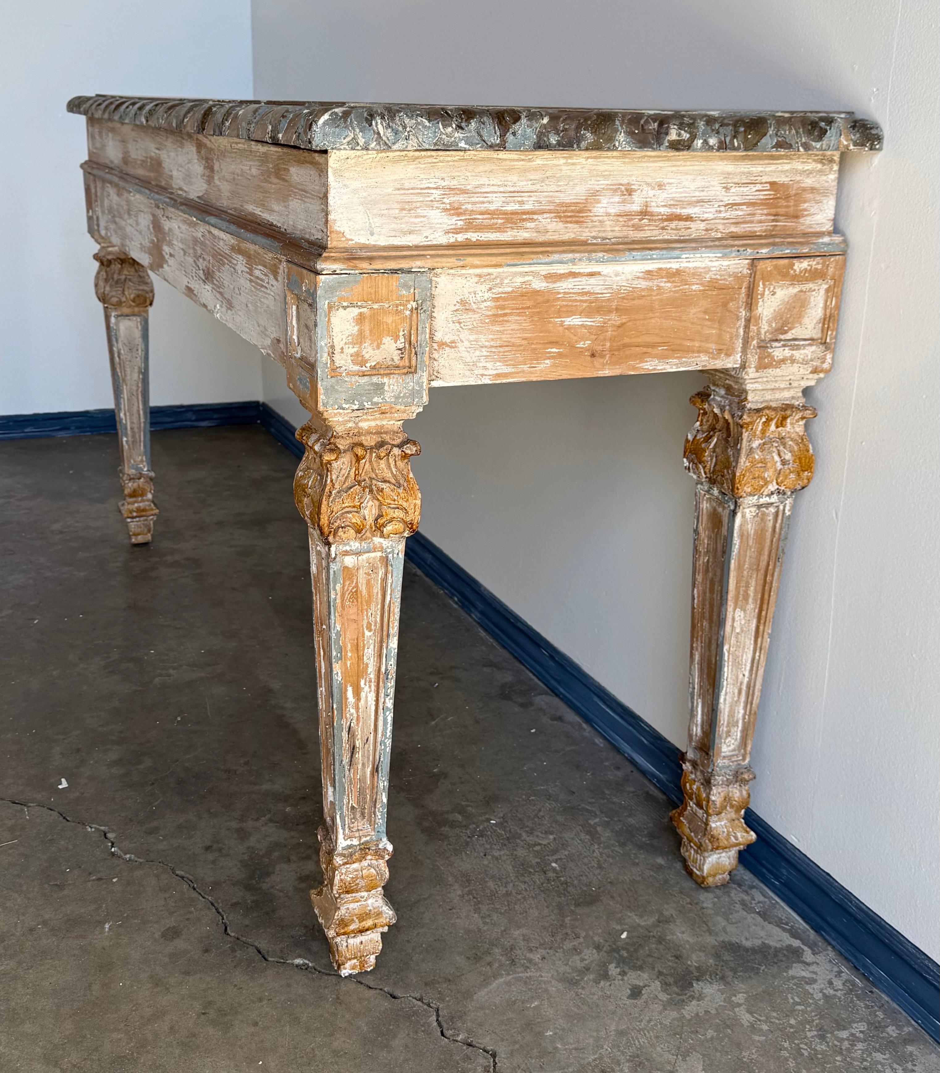 Gustavian Style Painted Console-Pair Available if Needed For Sale 6