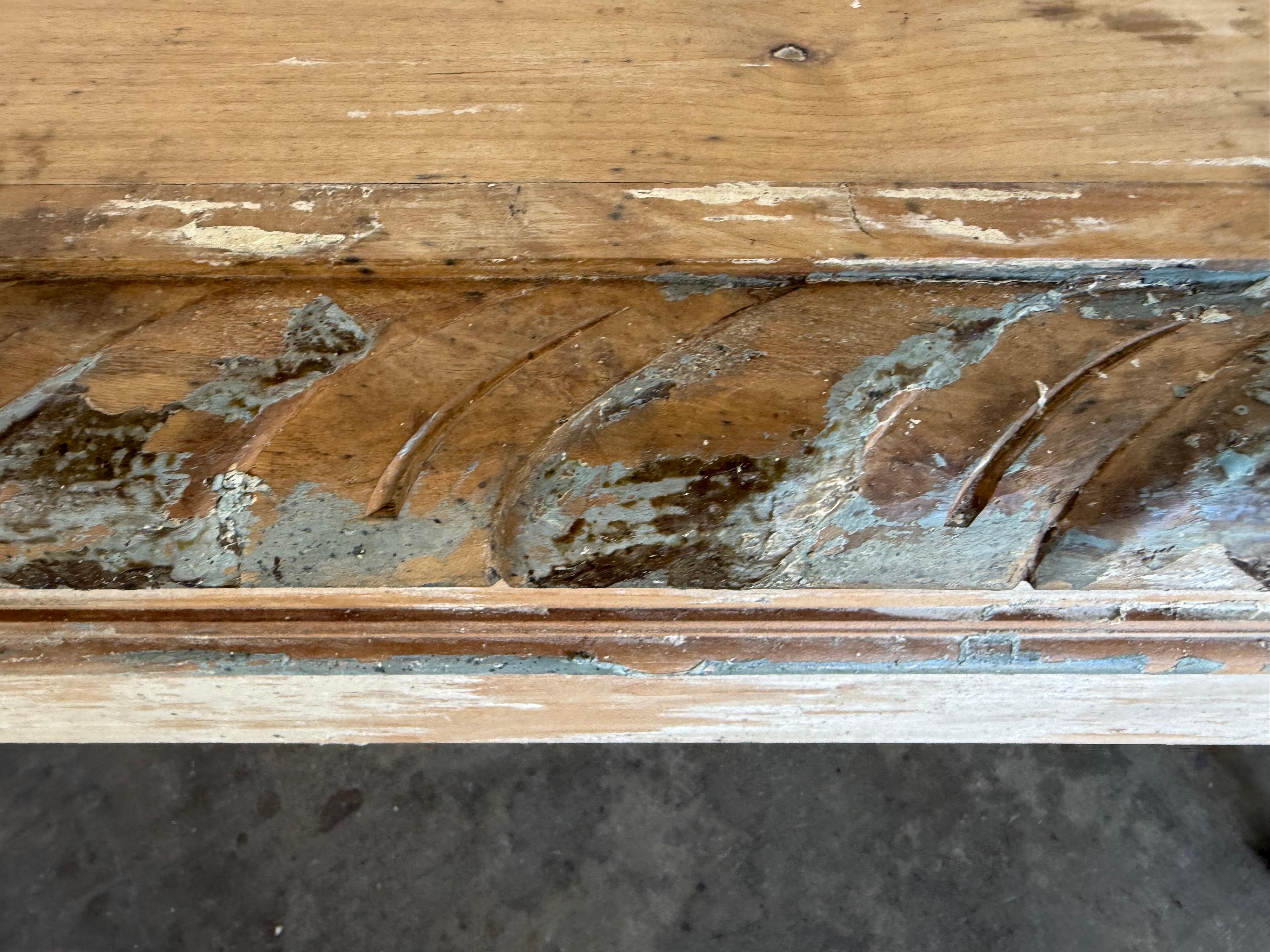 Gustavian Style Painted Console-Pair Available if Needed In Distressed Condition For Sale In Los Angeles, CA
