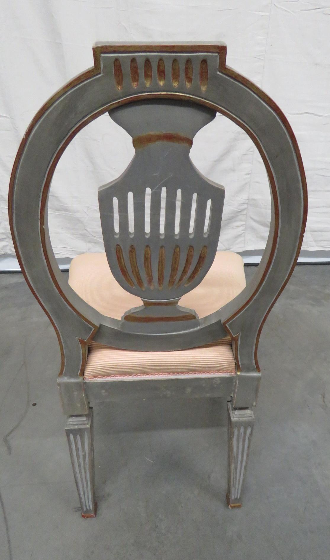 Swedish Gustavian Style Side Dining Chair