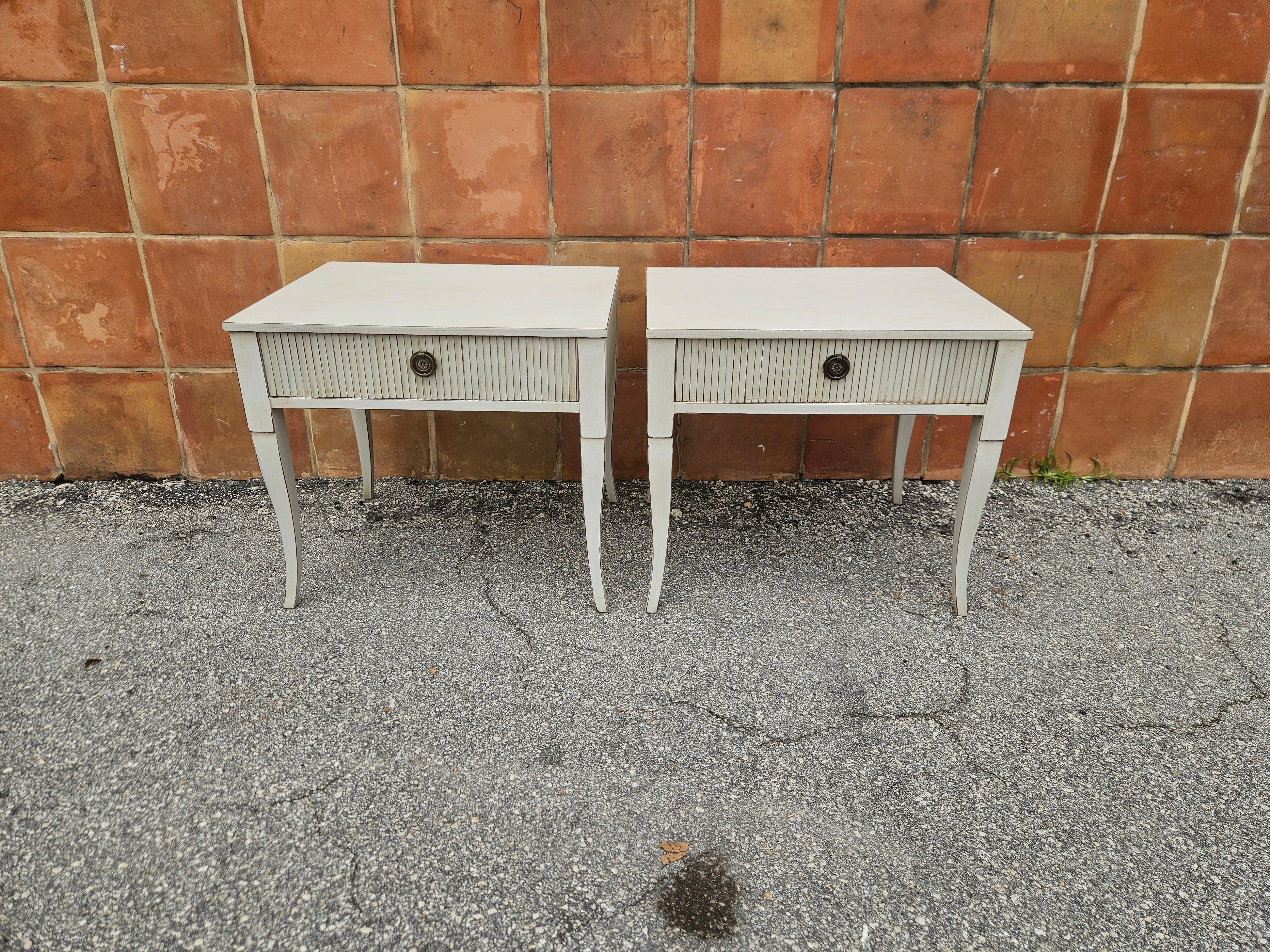 Gustavian Style Side Tables For Sale 8