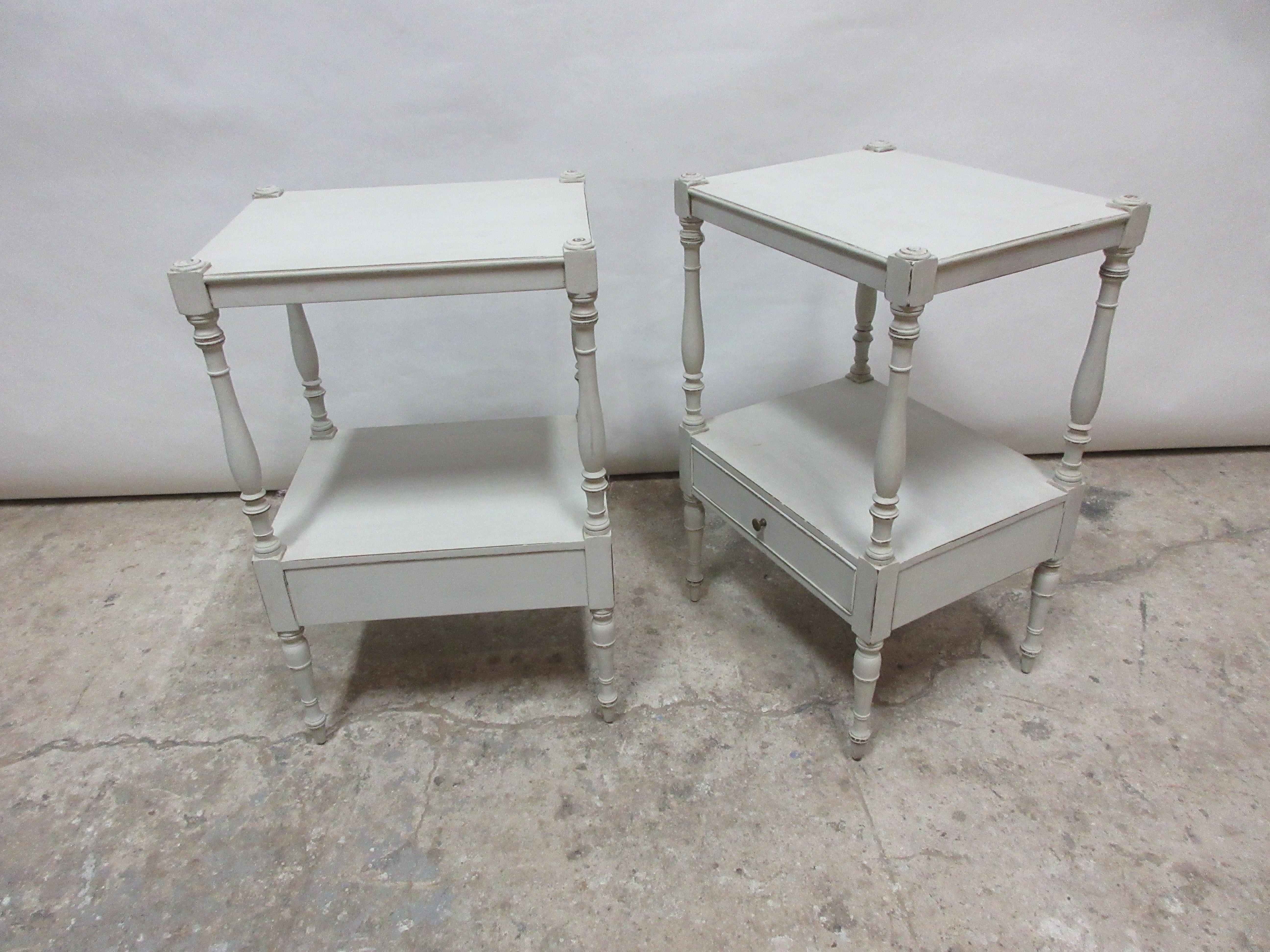 Swedish Gustavian Style Side Tables 