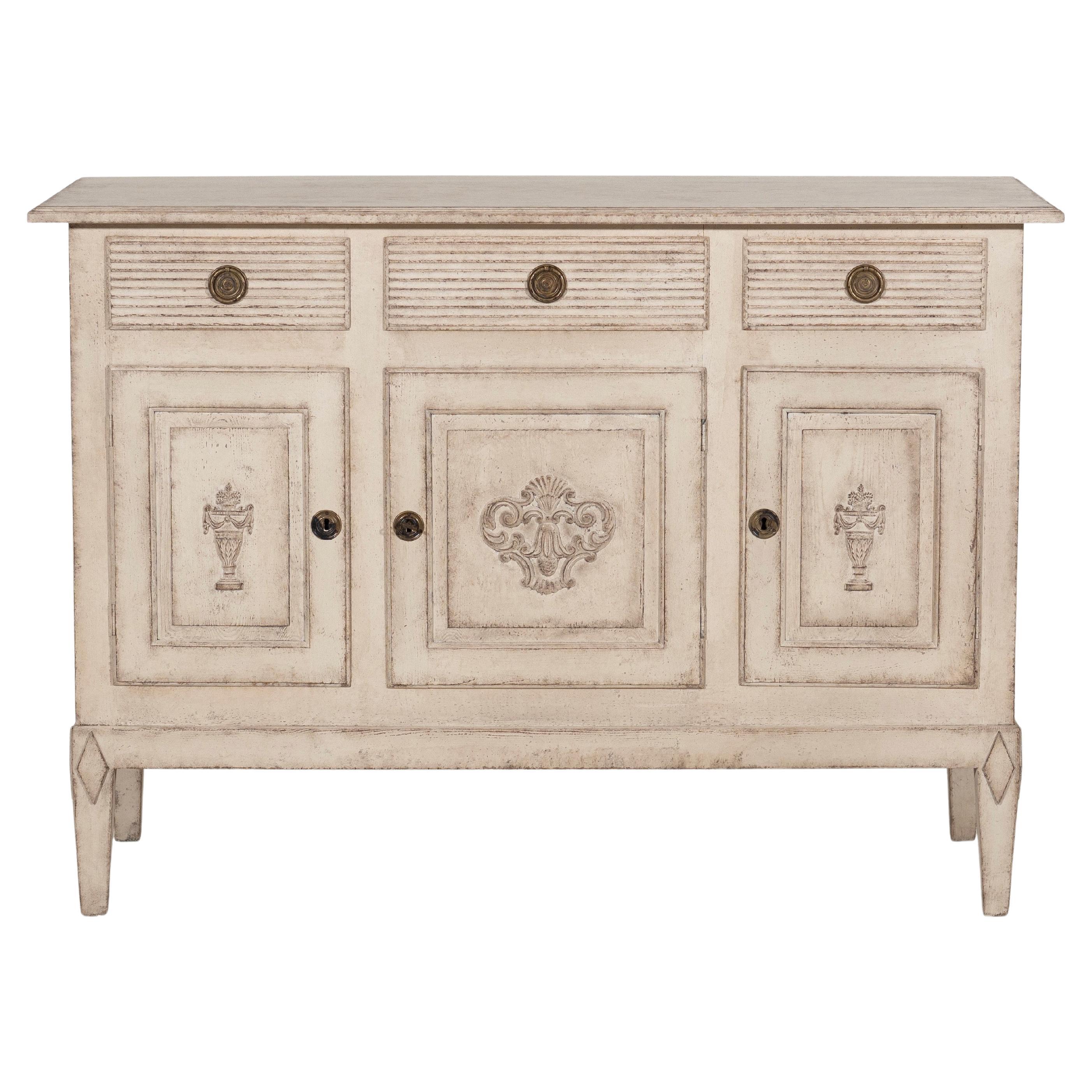 Gustavian-style sideboard, 19th C. For Sale