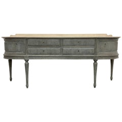 Gustavian Style Sideboard, Beautiful Curved Doors, circa 100 Years Old