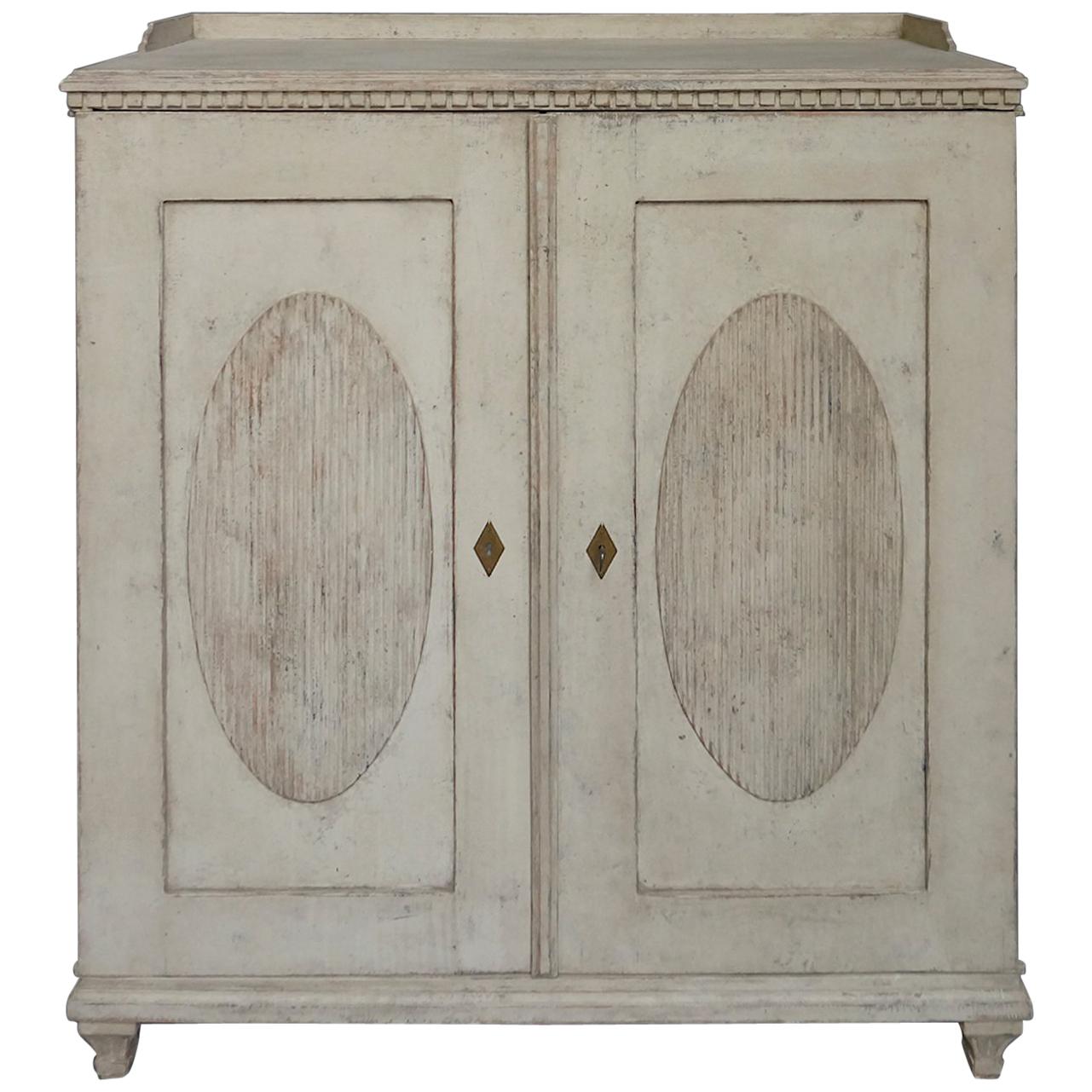 Gustavian Style Sideboard with Gallery Top