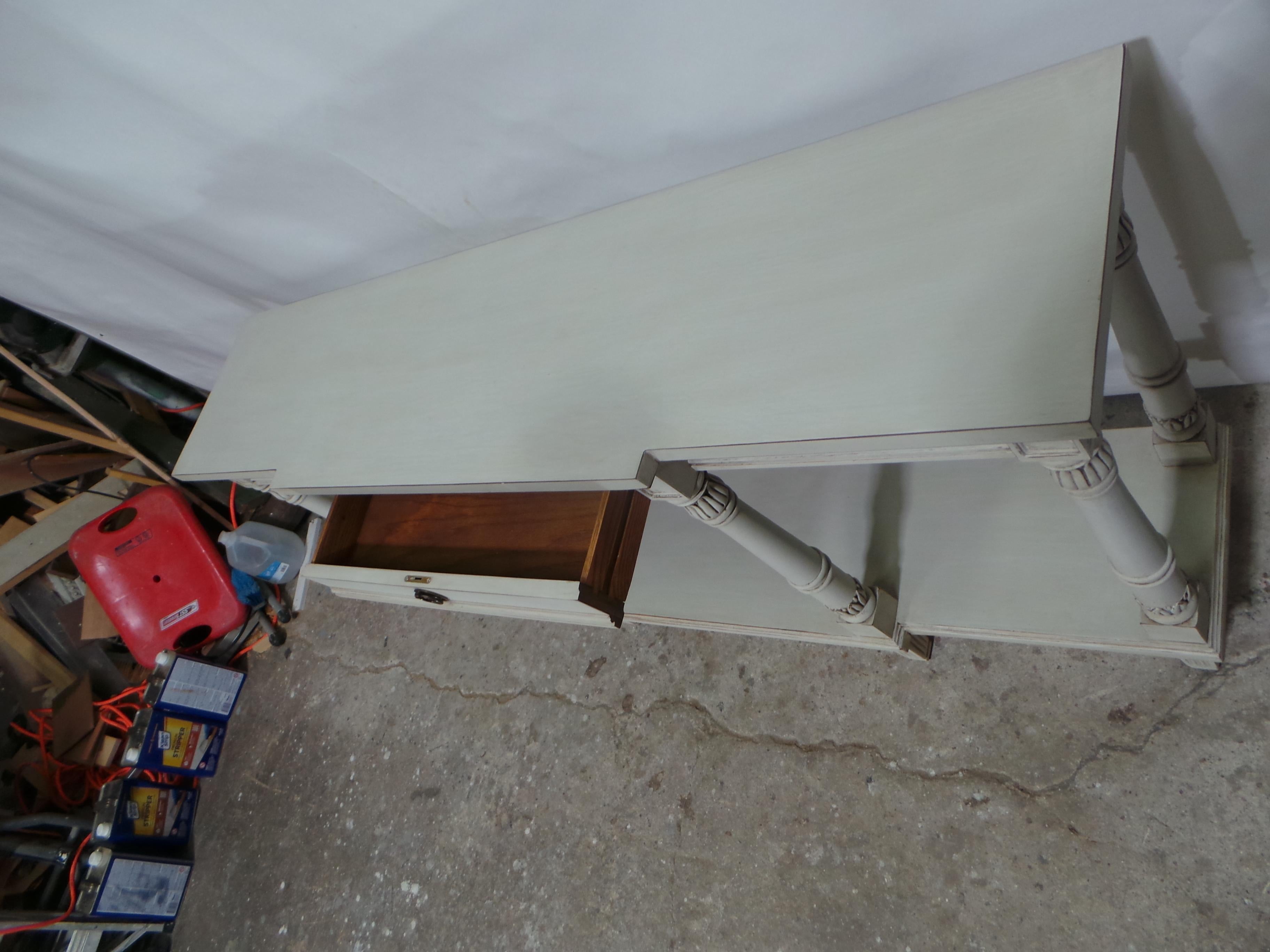 Gustavian Style Single Drawer Console Table For Sale 2