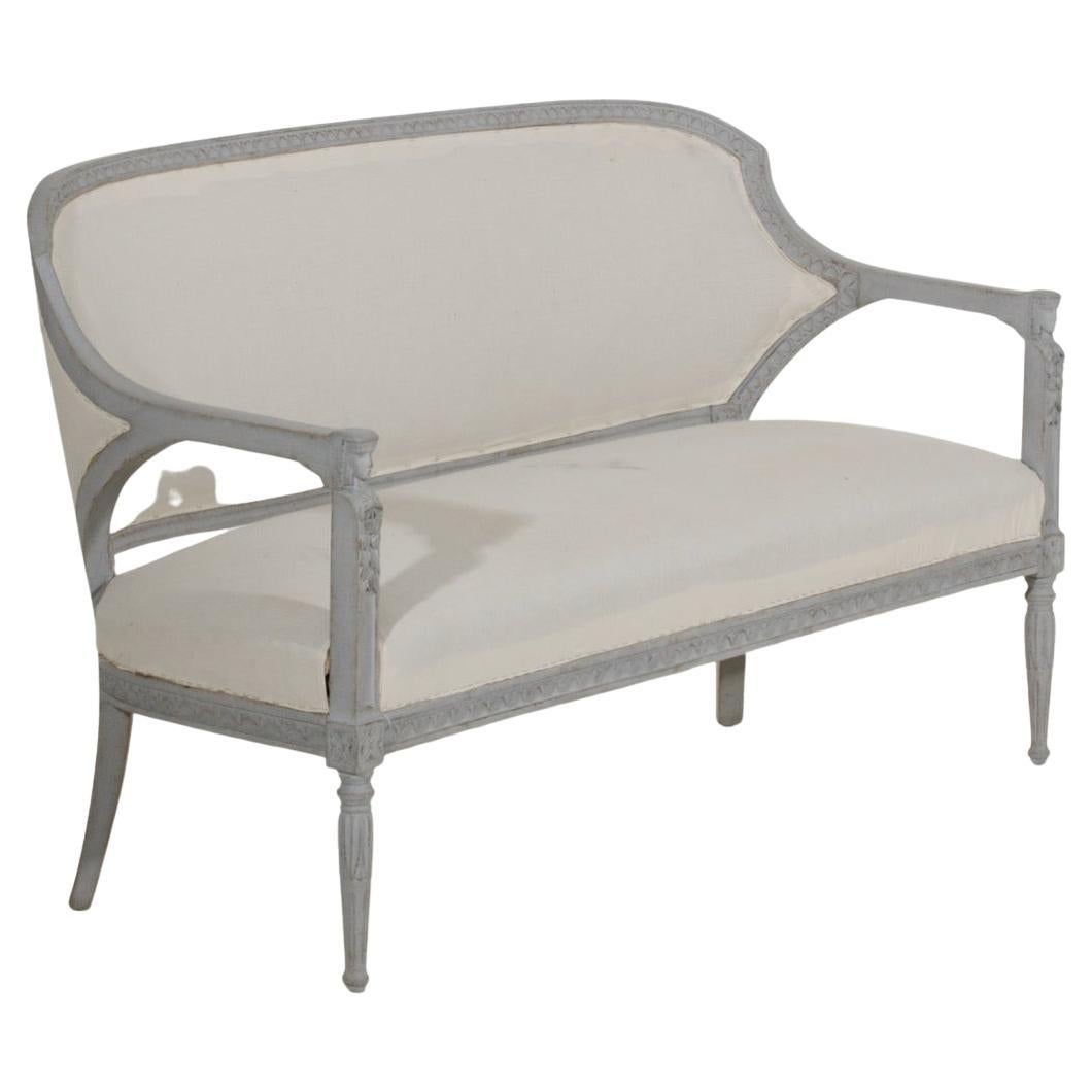 Gustavian Style Sofa, 19th Century For Sale