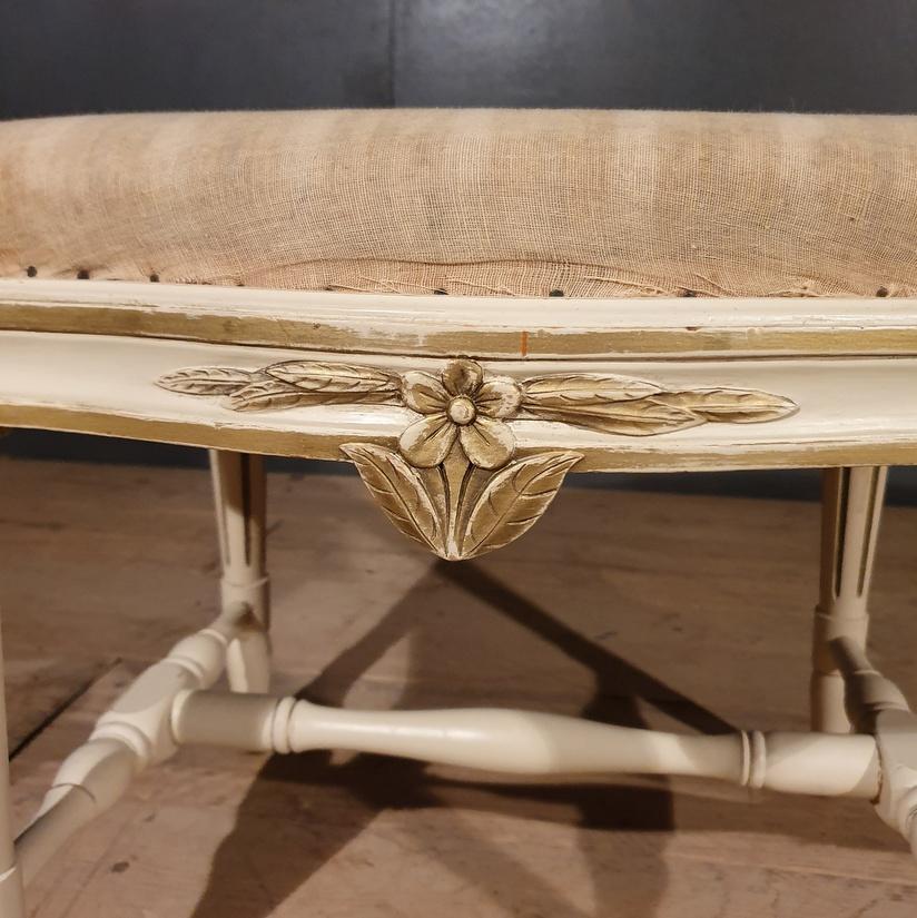 Gustavian Style Swedish Stool In Good Condition For Sale In Leamington Spa, Warwickshire
