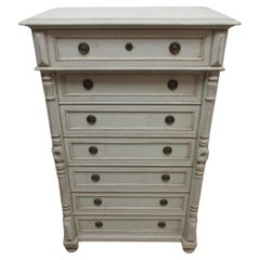Gustavian Style Tall Chest of Drawers