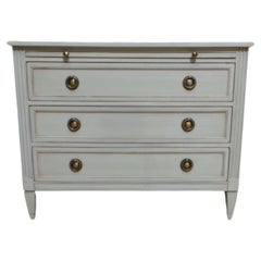 Gustavian Style Unique 3 Drawer Chest Of Drawers