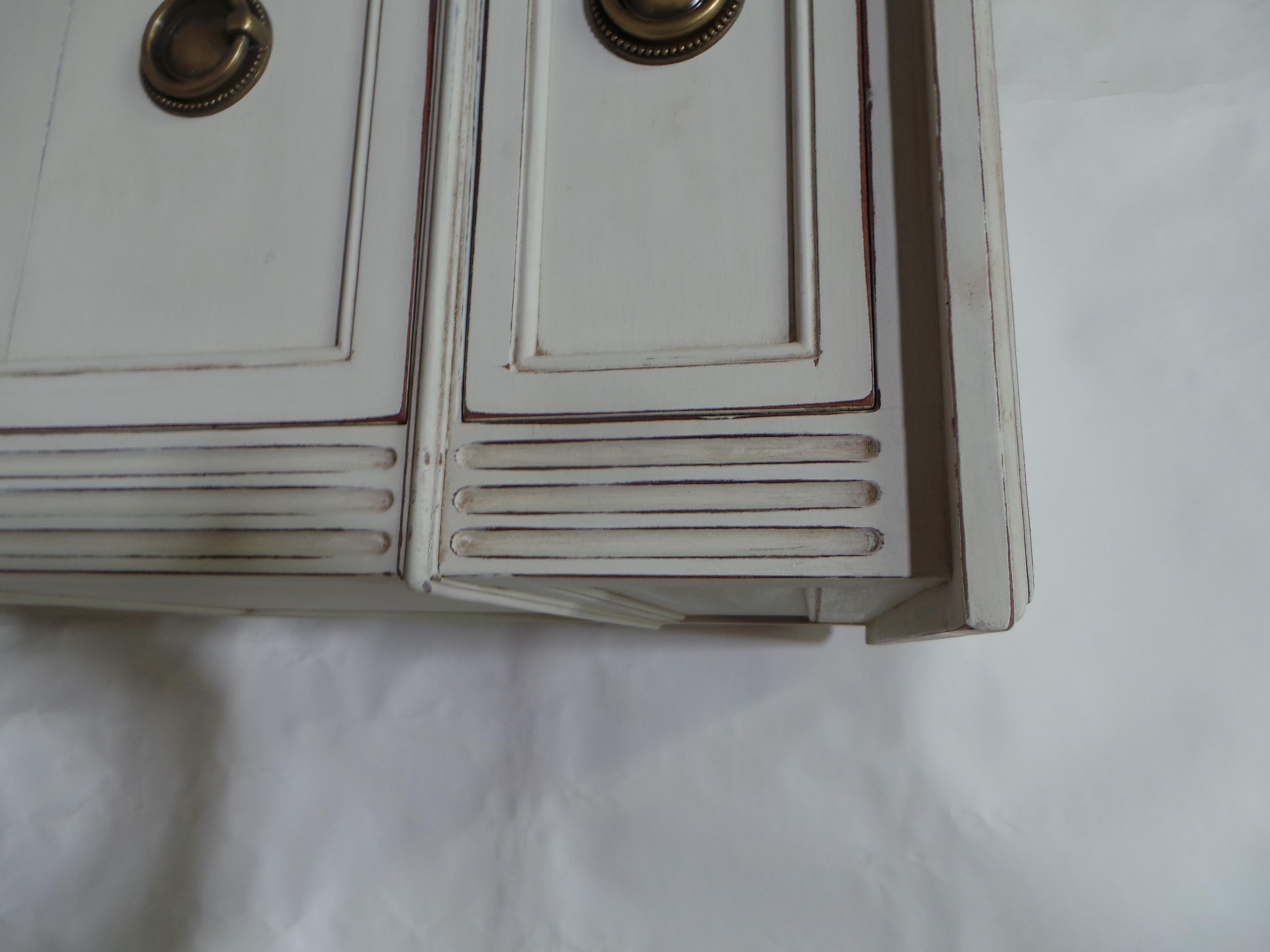 Swedish Gustavian Style Unique 7 Drawer Chest of Drawers For Sale