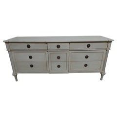Gustavian Style Unique 9 Drawer Chest Of Drawers