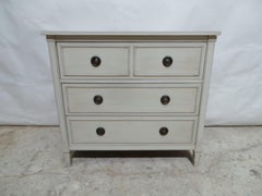 Gustavian Style Unique Deep 3 Drawer Chest Of Drawers