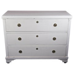 Gustavian Swedish Chest of Drawers Commode Country Later Painted, Early 1800s
