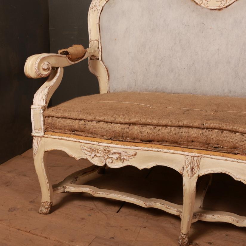 Gustavian Swedish Sofa In Good Condition For Sale In Leamington Spa, Warwickshire