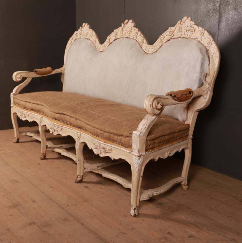 Gustavian Swedish Sofa For Sale 2