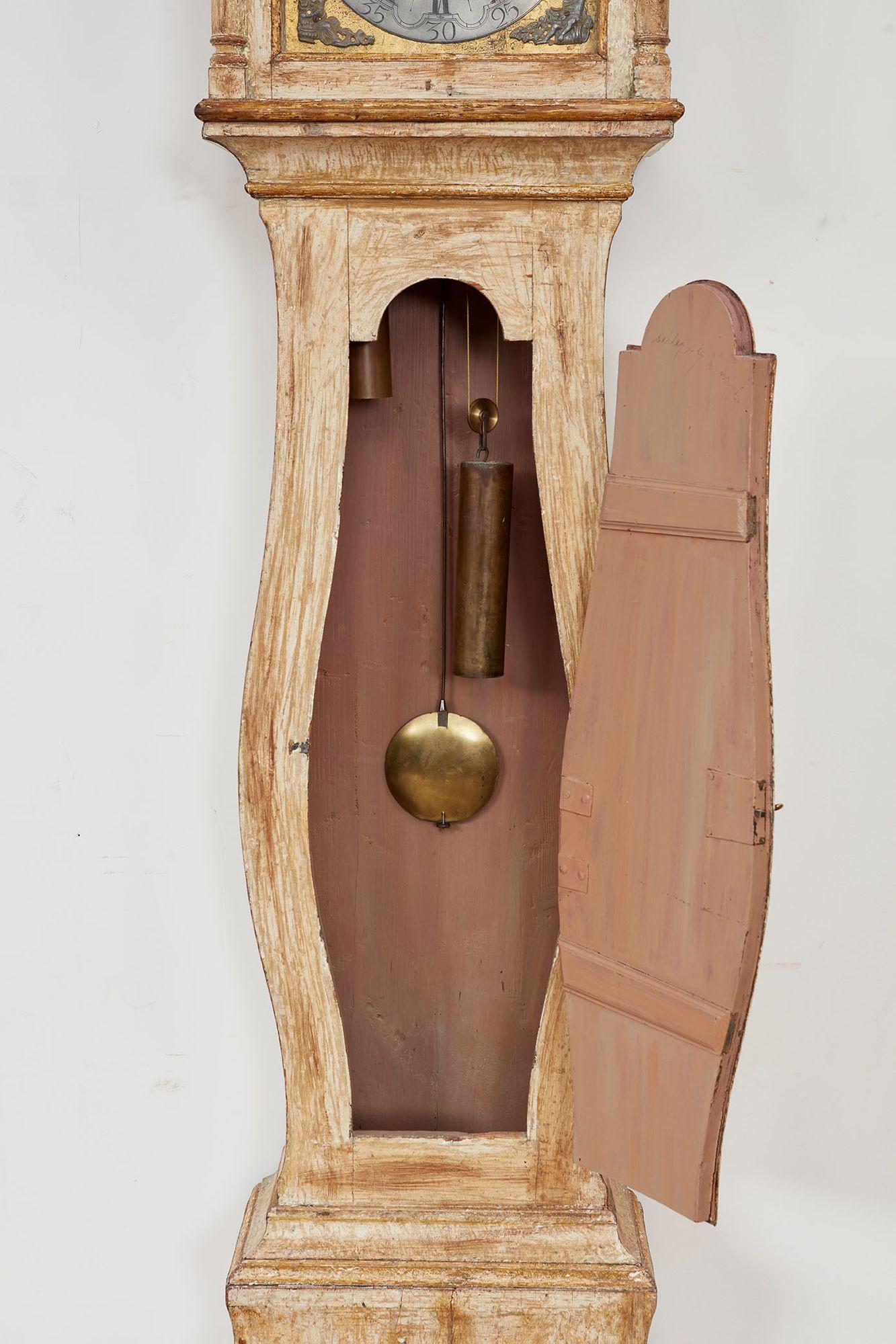 Gustavian Tallcase Clock For Sale 6