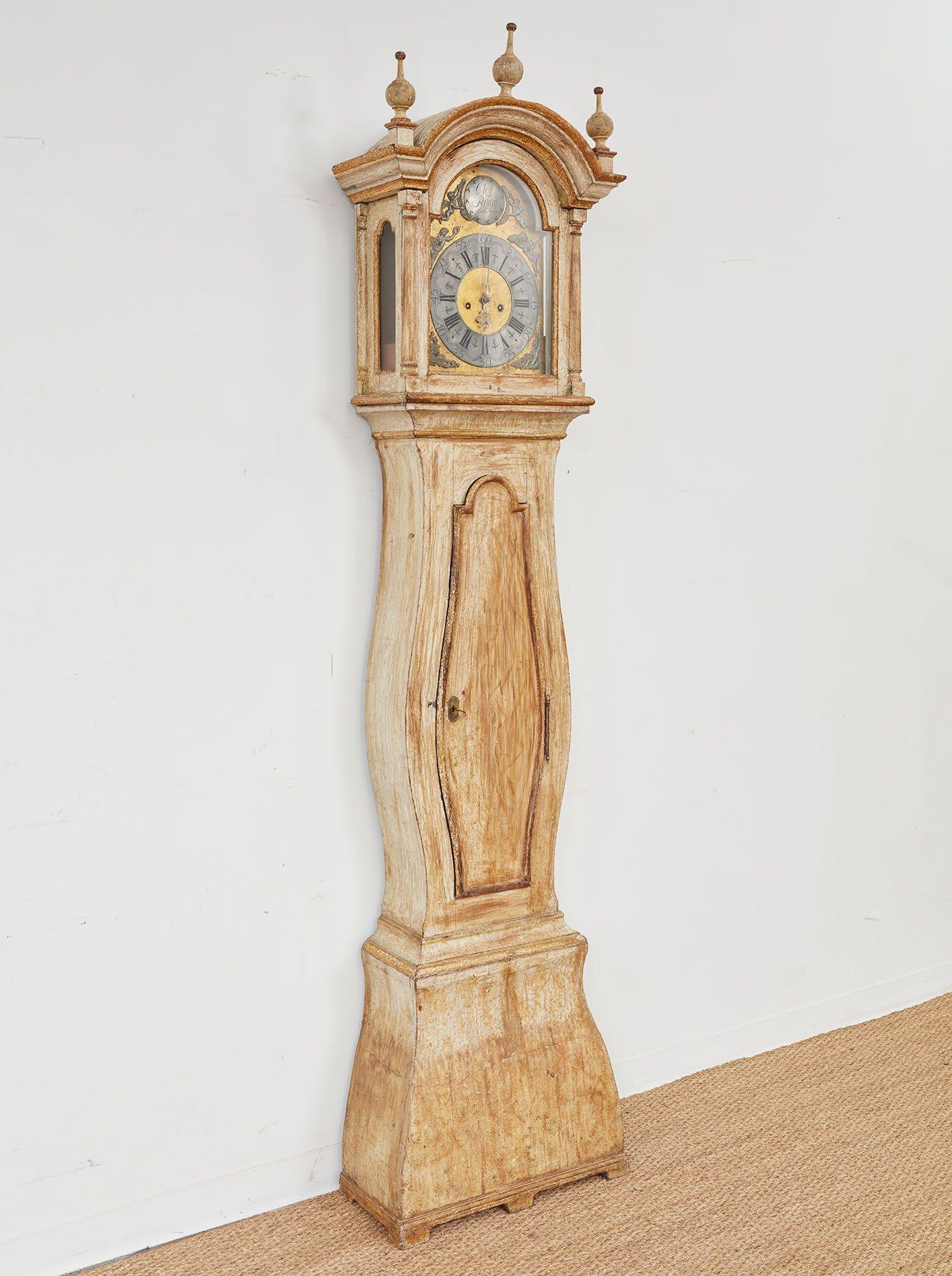 Swedish Gustavian Tallcase Clock For Sale