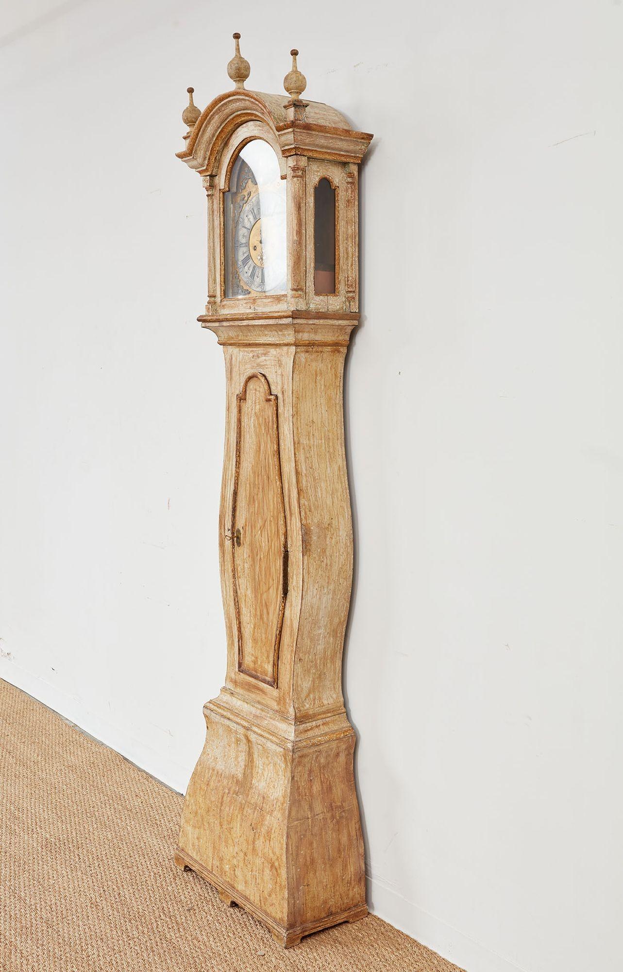 Gustavian Tallcase Clock For Sale 1