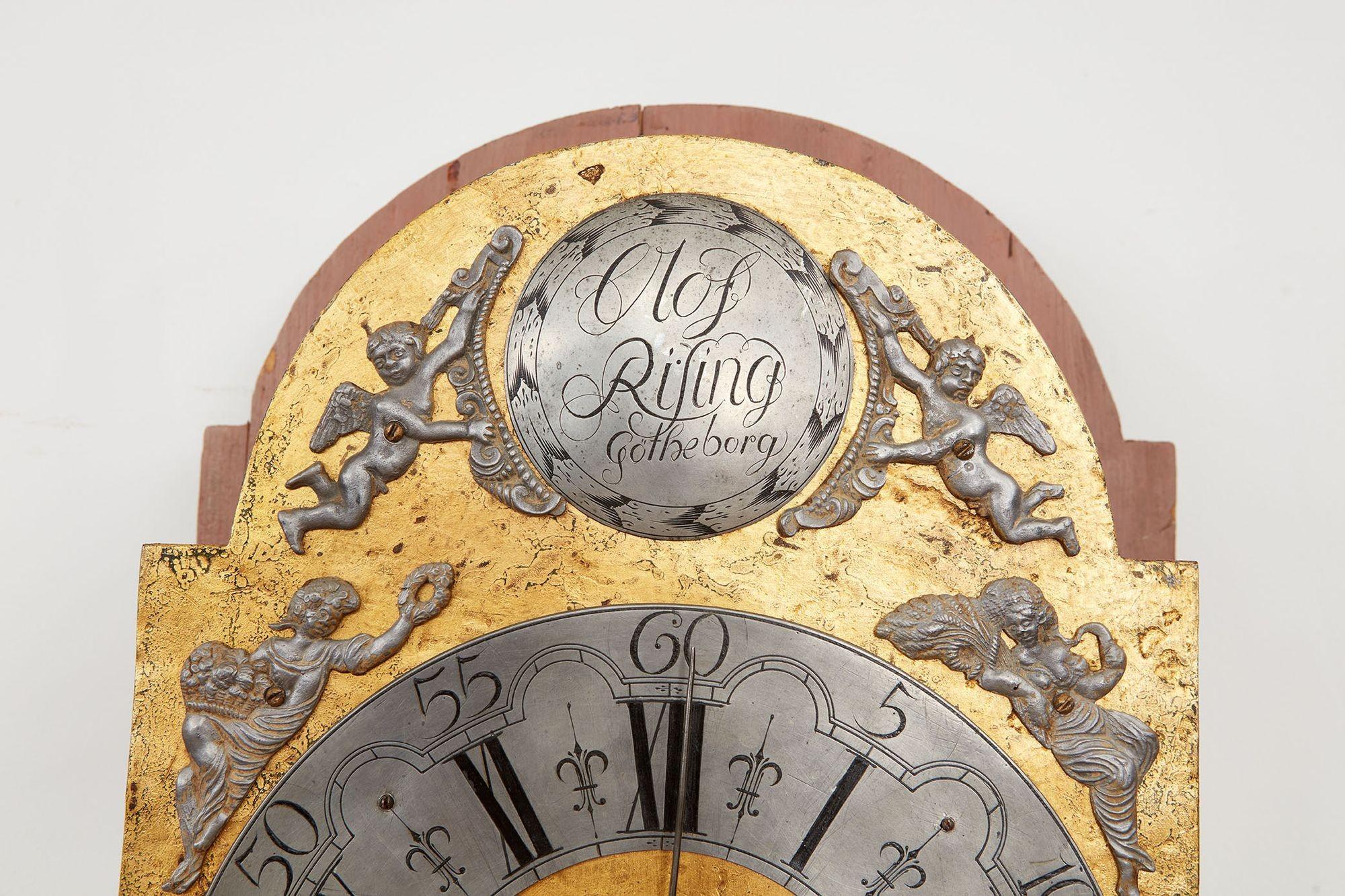 Gustavian Tallcase Clock For Sale 2