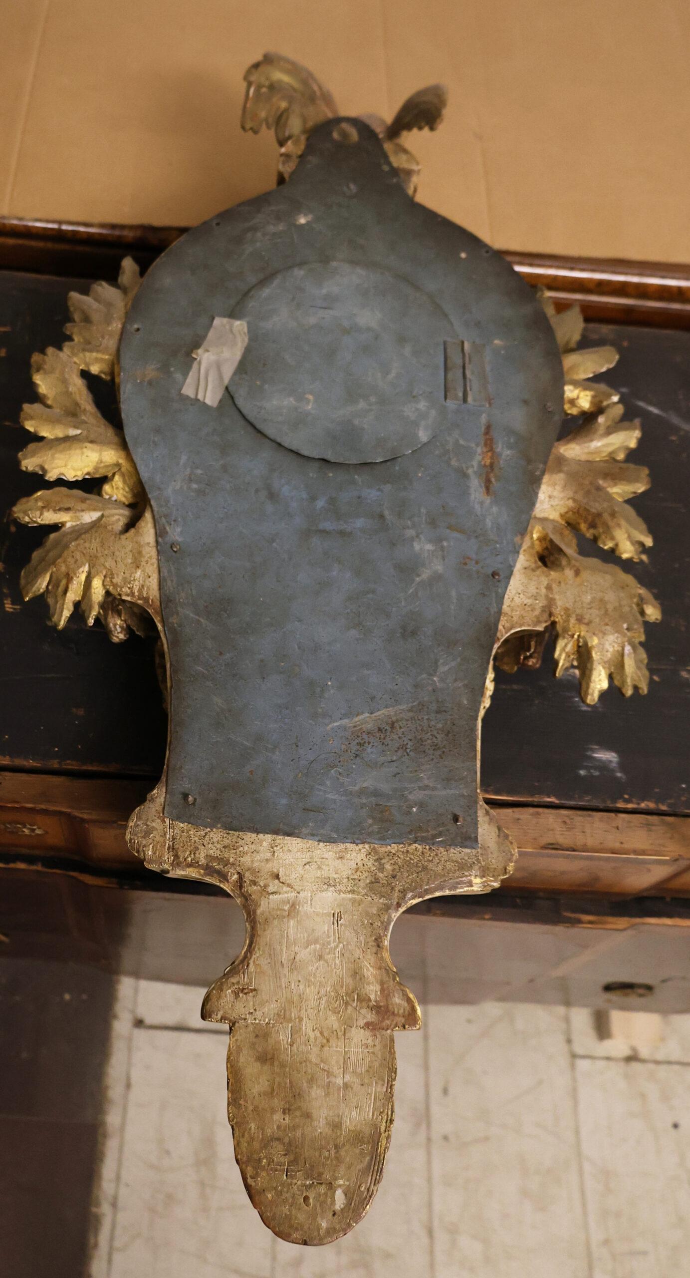 Gustavian Wall Clock signed Jacob Kock For Sale 1