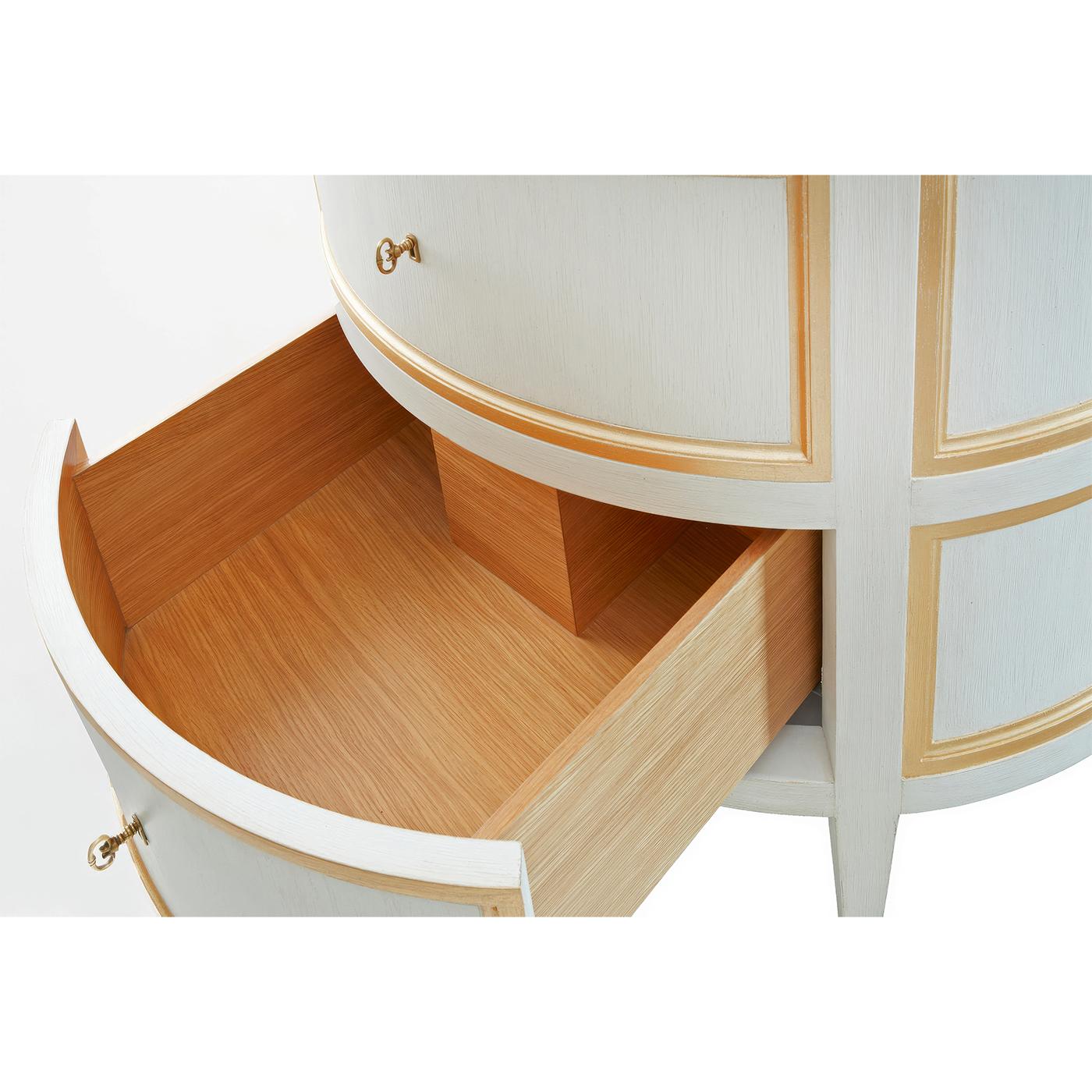 Gustavian Weiß lackierte Marmorplatte Waschtisch (Holz) im Angebot