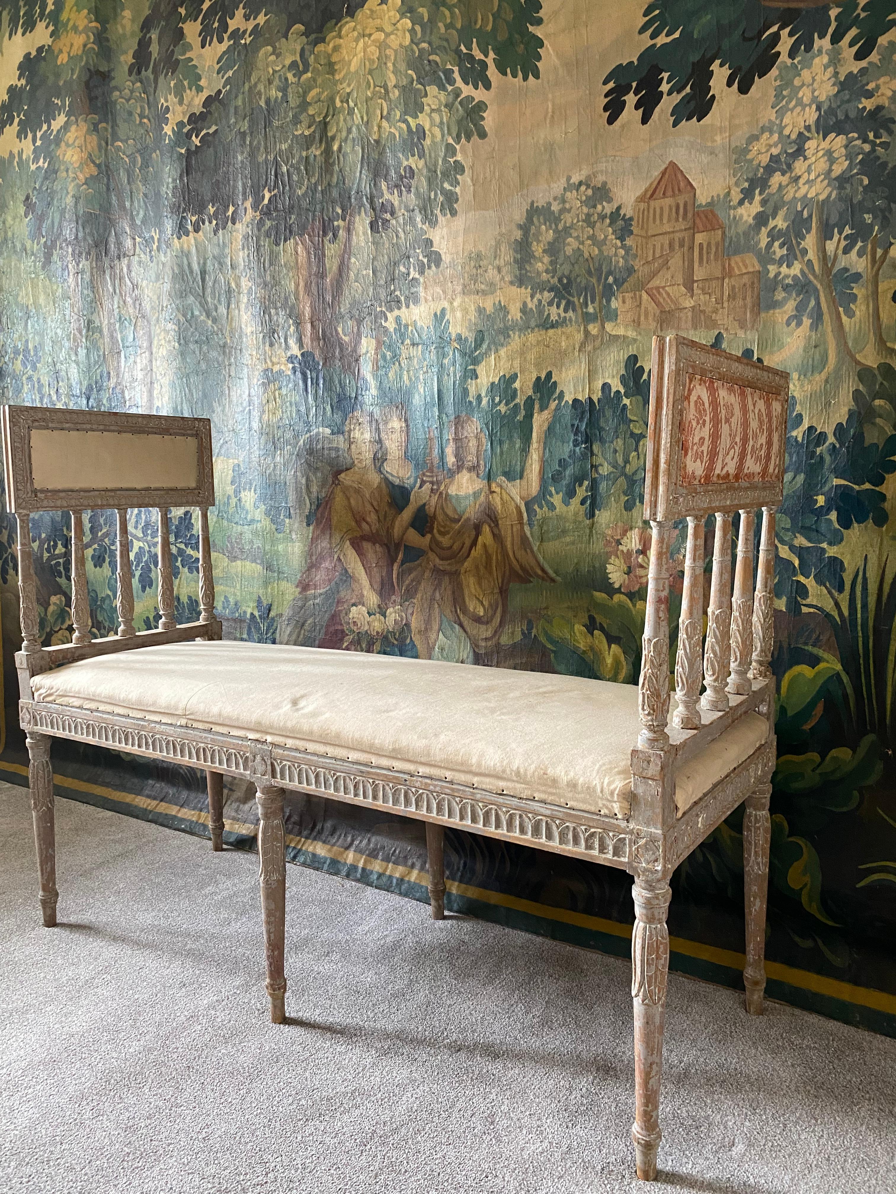 Gustavian Window Seat  For Sale 4