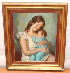Maternidad - Óleo sobre tela