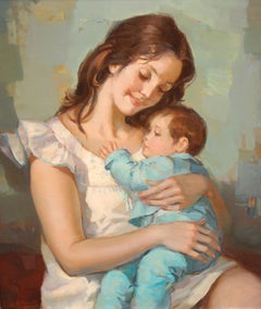 Maternidad - Óleo sobre tela