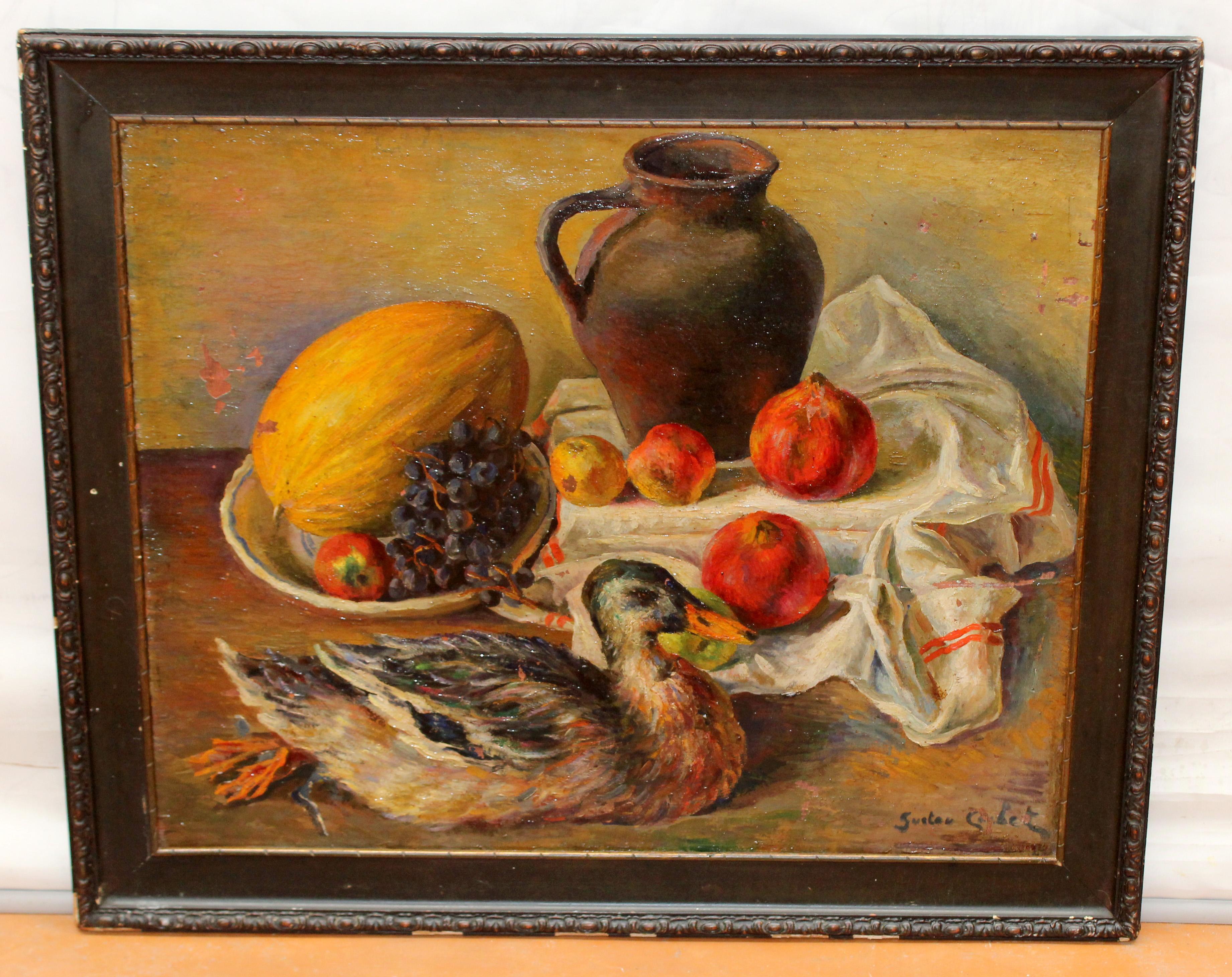 Óleo sobre tela - Naturaleza muerta - Painting by Gustavo Cochet