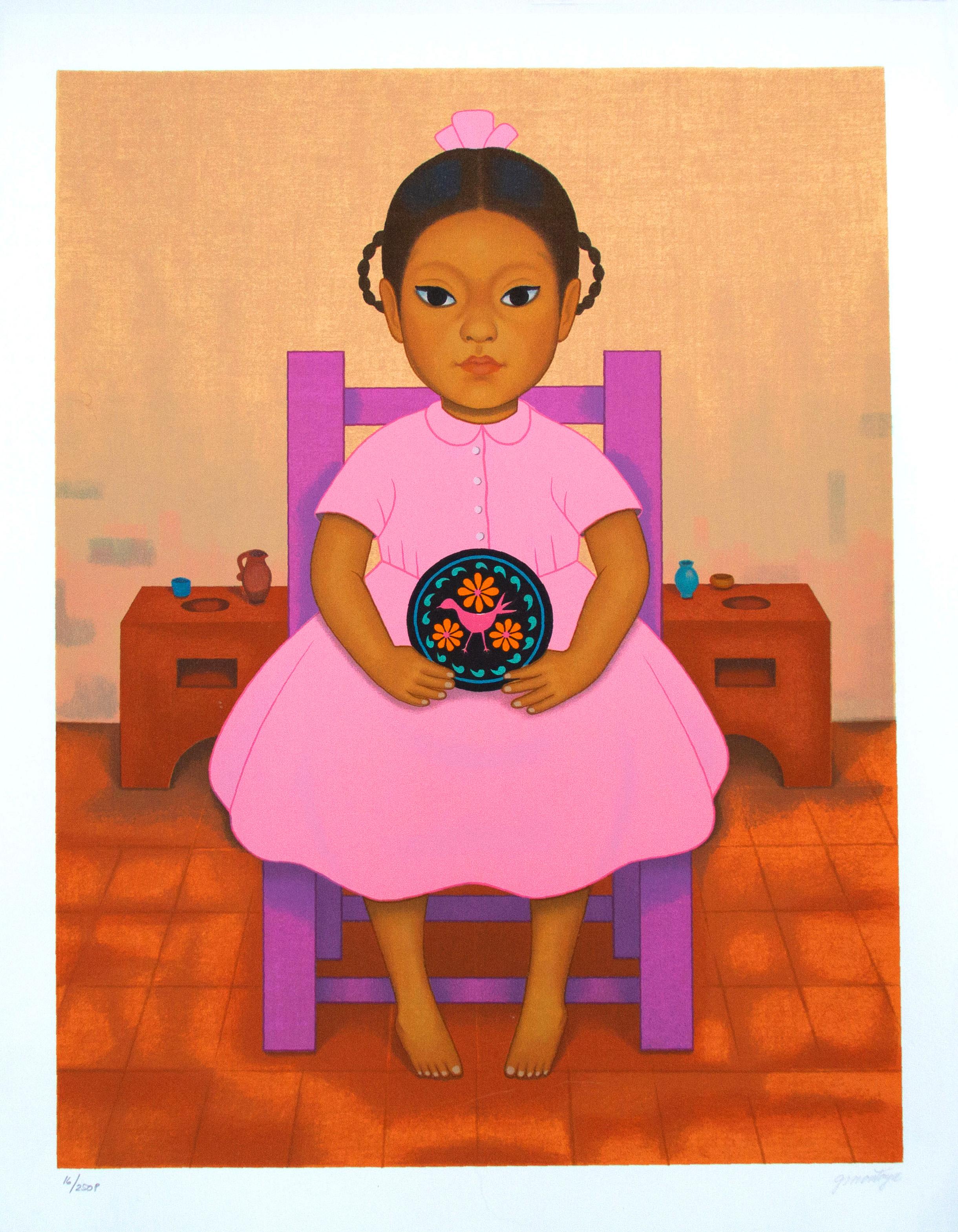 Gustavo Montoya Portrait Print - Cocina, de la serie Niños Mexicanos