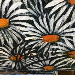 Zebras and Daisies, Flower Field Jungle Painting Surrealist Art, Gustavo Novoa