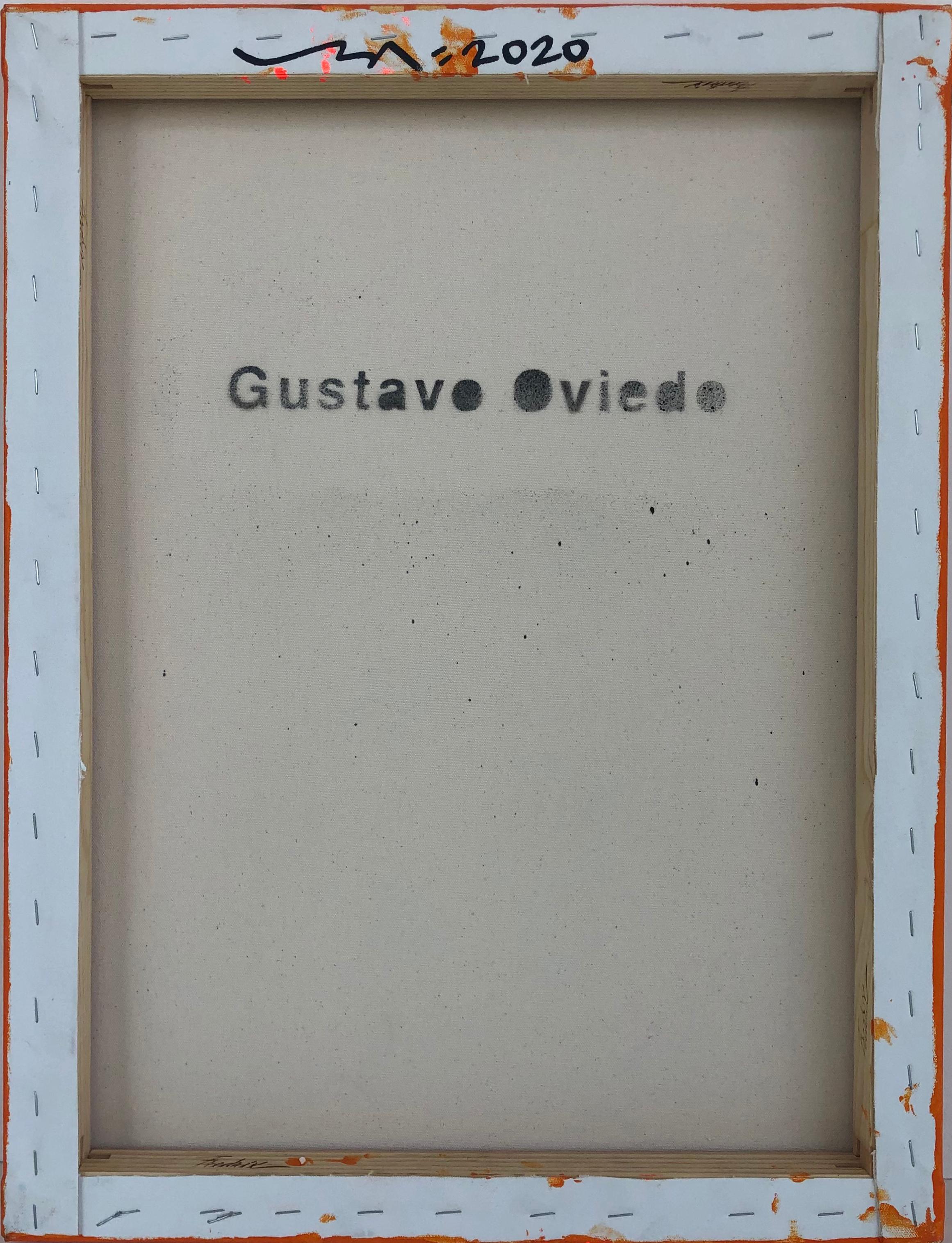 Gustavo Oviedo Abstract Painting on Canvas Signed, 2020 In New Condition In Miami, FL