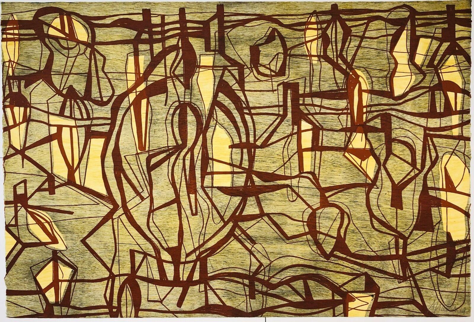 Gabriel Macotela (Mexico, 1954)
'Untitled', 2020
woodcut on paper Guarro Super Alpha 250g.
30 x 44.1 in. (76 x 112 cm.)
Edition of 20
ID: MAG-103
Unframed