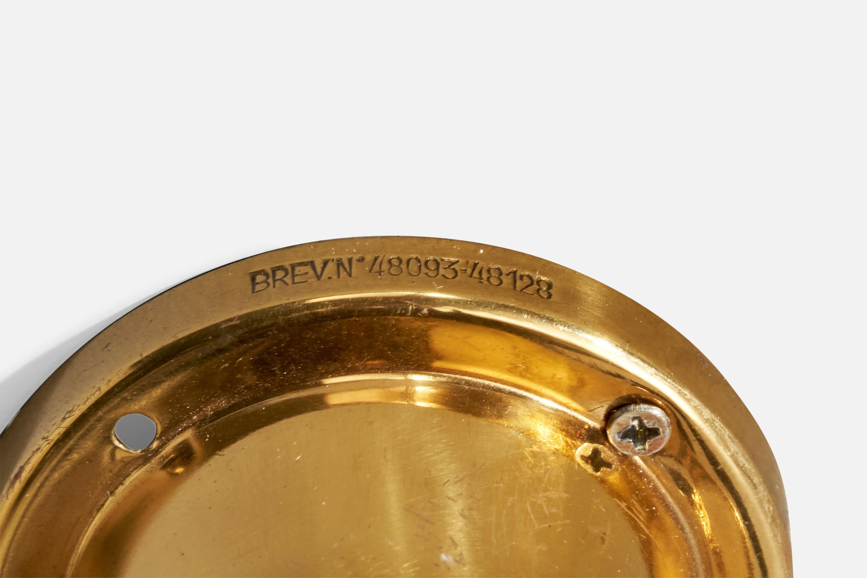 Gustavo Pulitzer Finali, Wall Light, Brass, Italy, 1950 For Sale 1