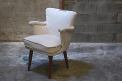 Gustavo Pulitzer Set of 3 Dining Armchairs from MV Augustus Ocean Liner, 1952