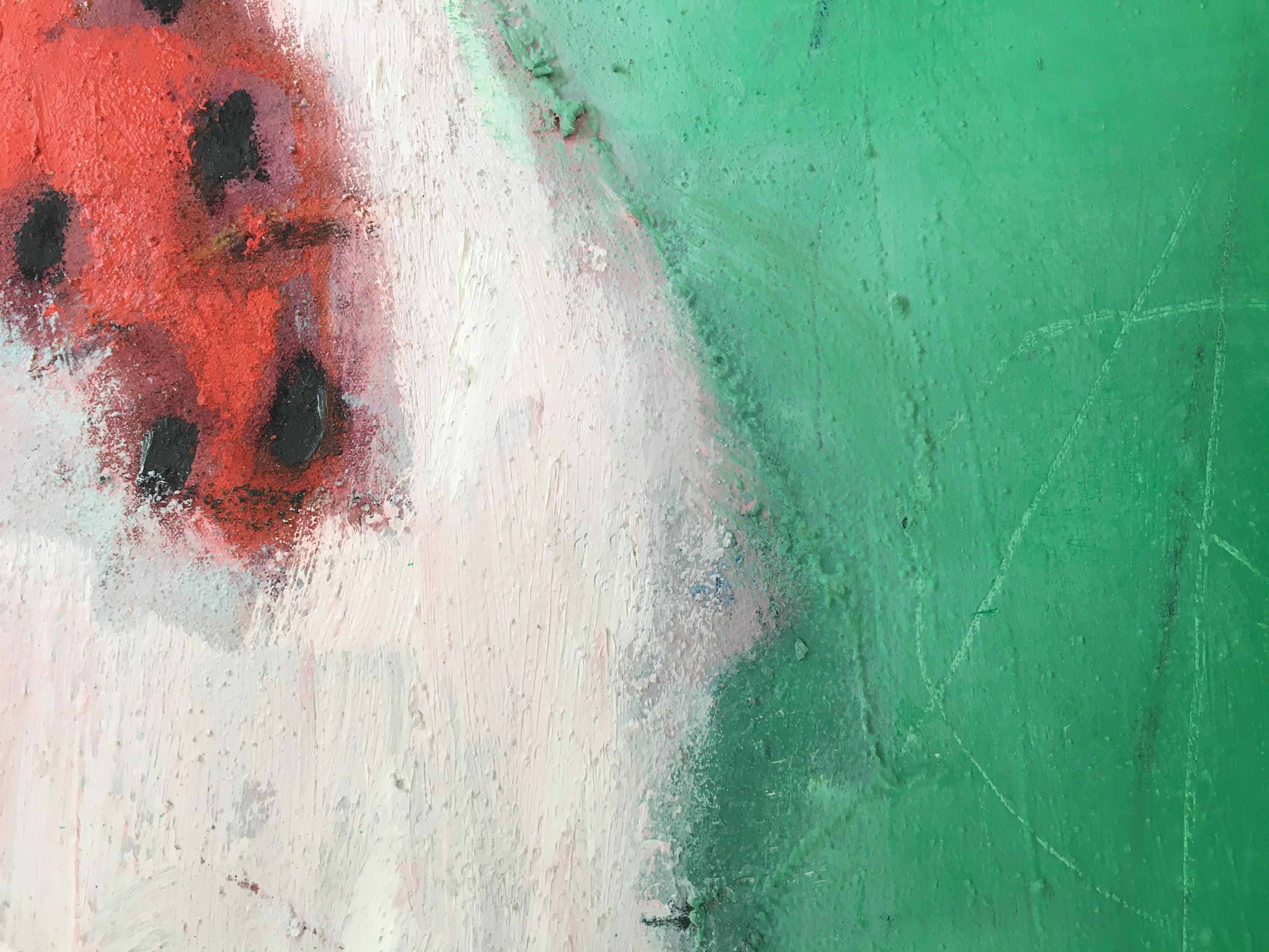 Gustavo Ramos Rivera 'Verano' Large Oil on Canvas Abstract Painting 2