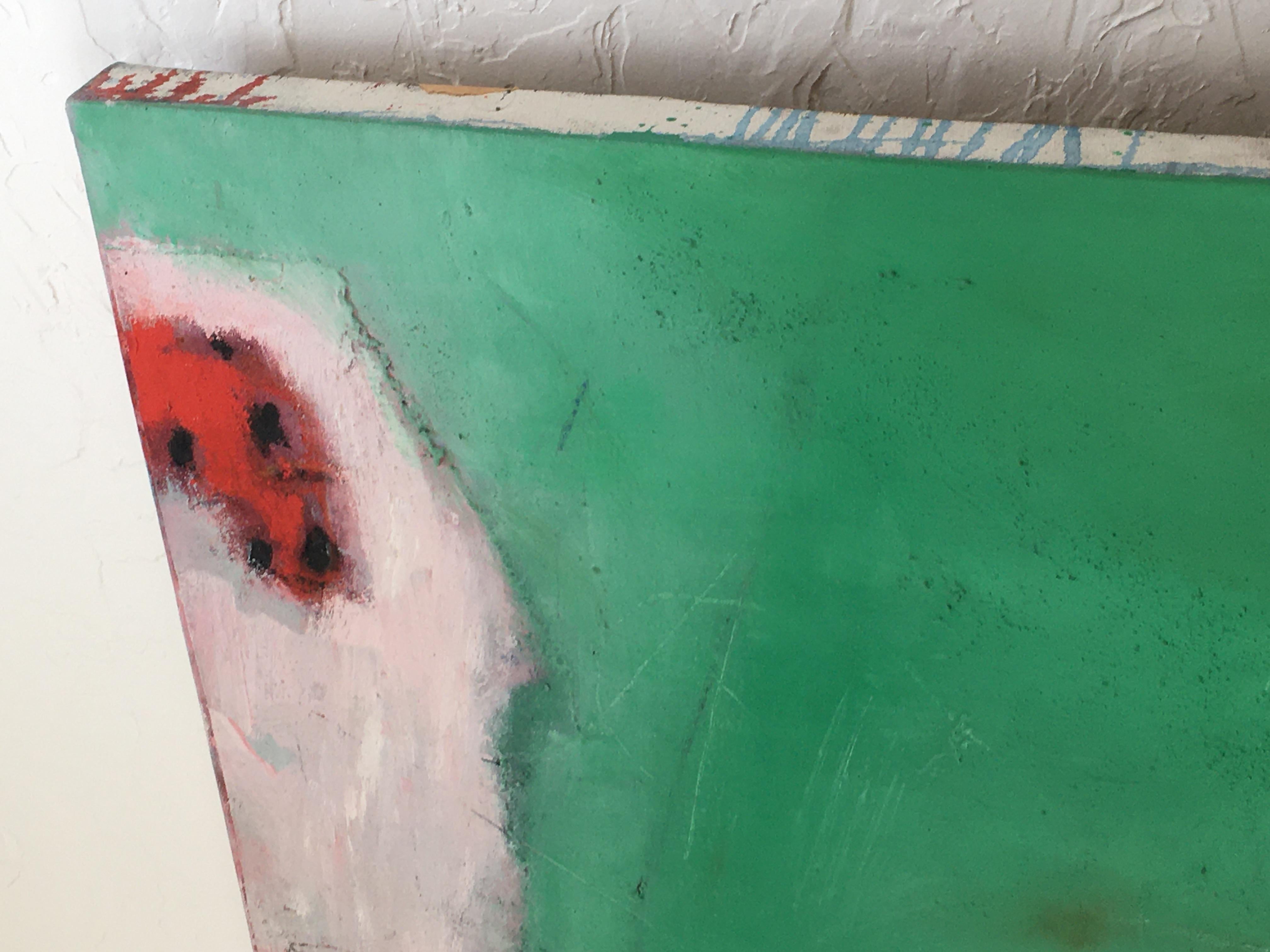 Gustavo Ramos Rivera 'Verano' Large Oil on Canvas Abstract Painting 4