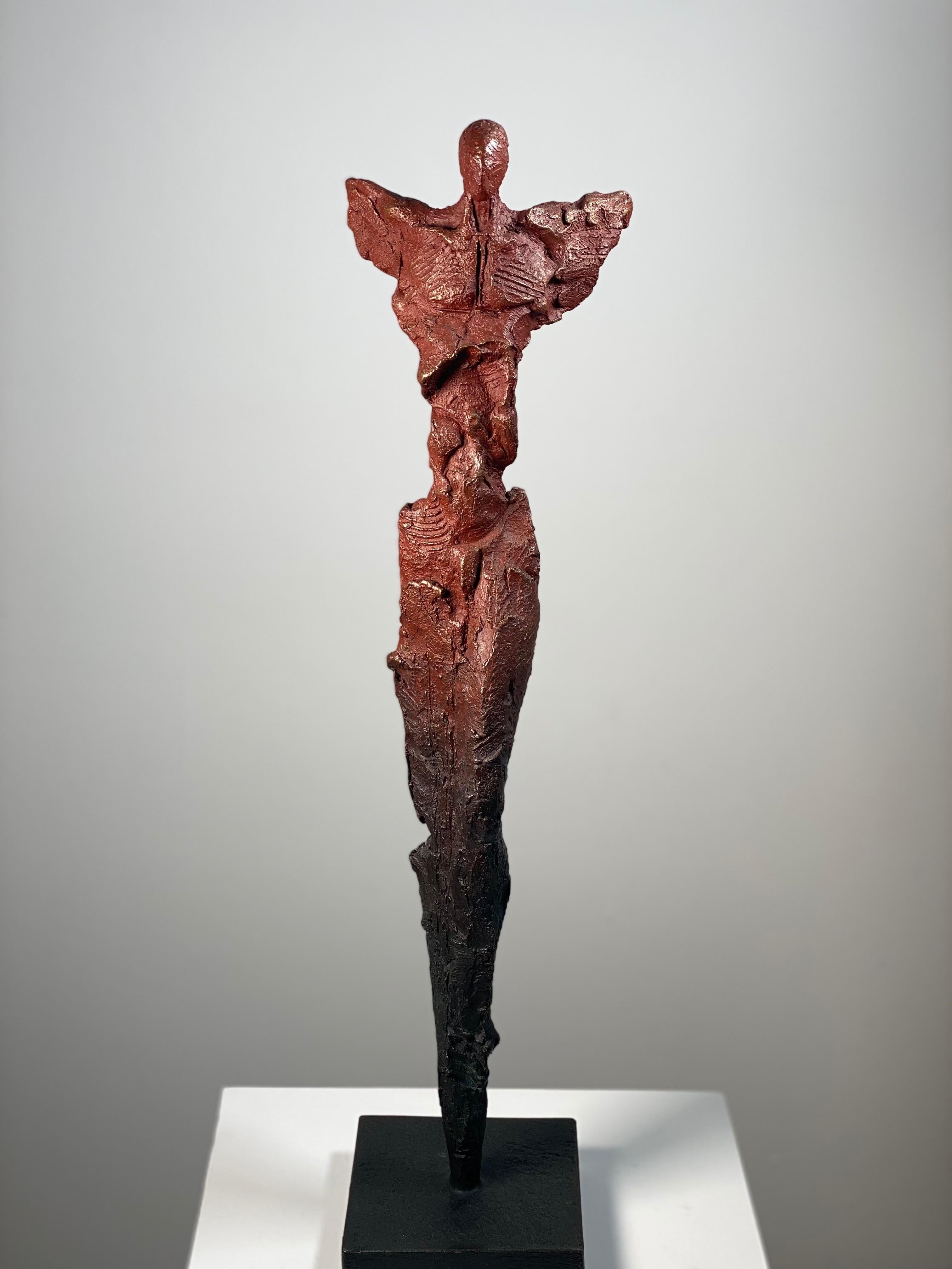 Gustavo Torres - "Male Figure Red Patina" - Gustavo Torres, Limited  Edition, Bronze Sculpture For Sale at 1stDibs