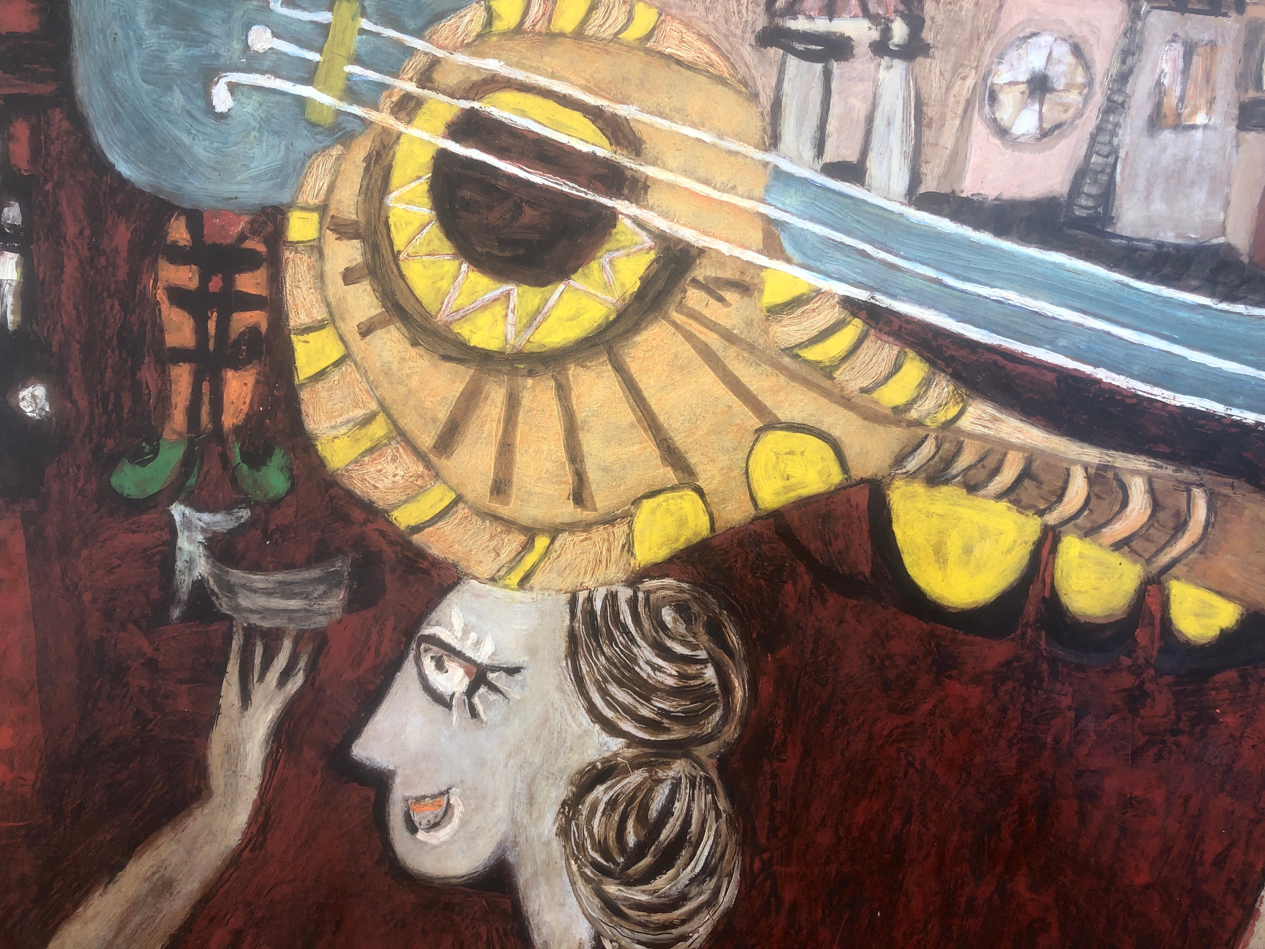 Gustavo Úbeda (1930-1994) - Emigrante a Salvador de Bahia Brasile- Pannello acrilico
Misure dell'acrilico 81x100 cm.
Senza cornice.

Il dipinto di Gustavo Úbeda Romero (Herencia, 1930 - San Paolo, 1994) proviene da una famiglia di pittori per