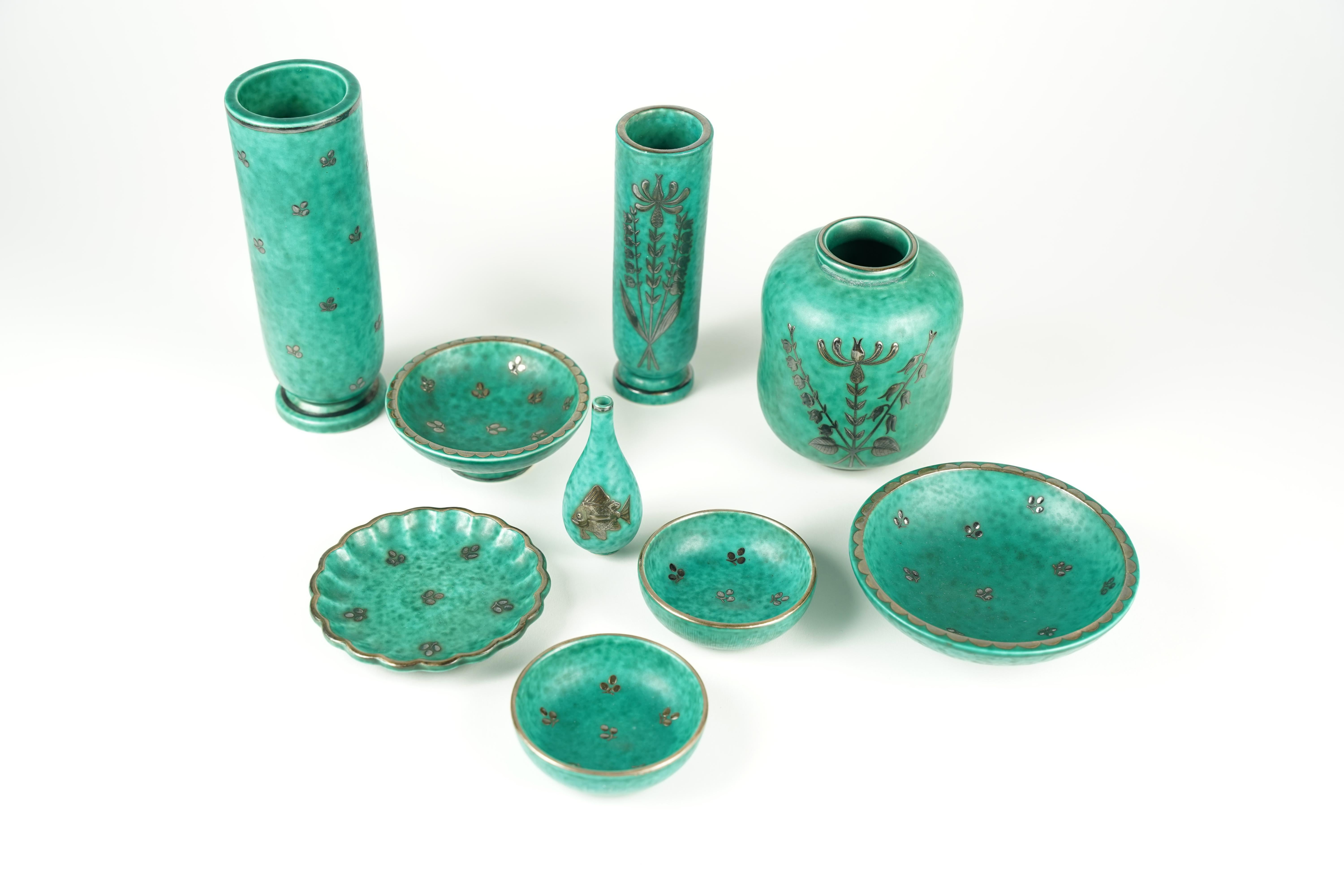 Gustavsberg-Keramiksammlung, Schweden, 1950 (Moderne der Mitte des Jahrhunderts) im Angebot