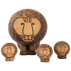 Gustavsberg Lion Family