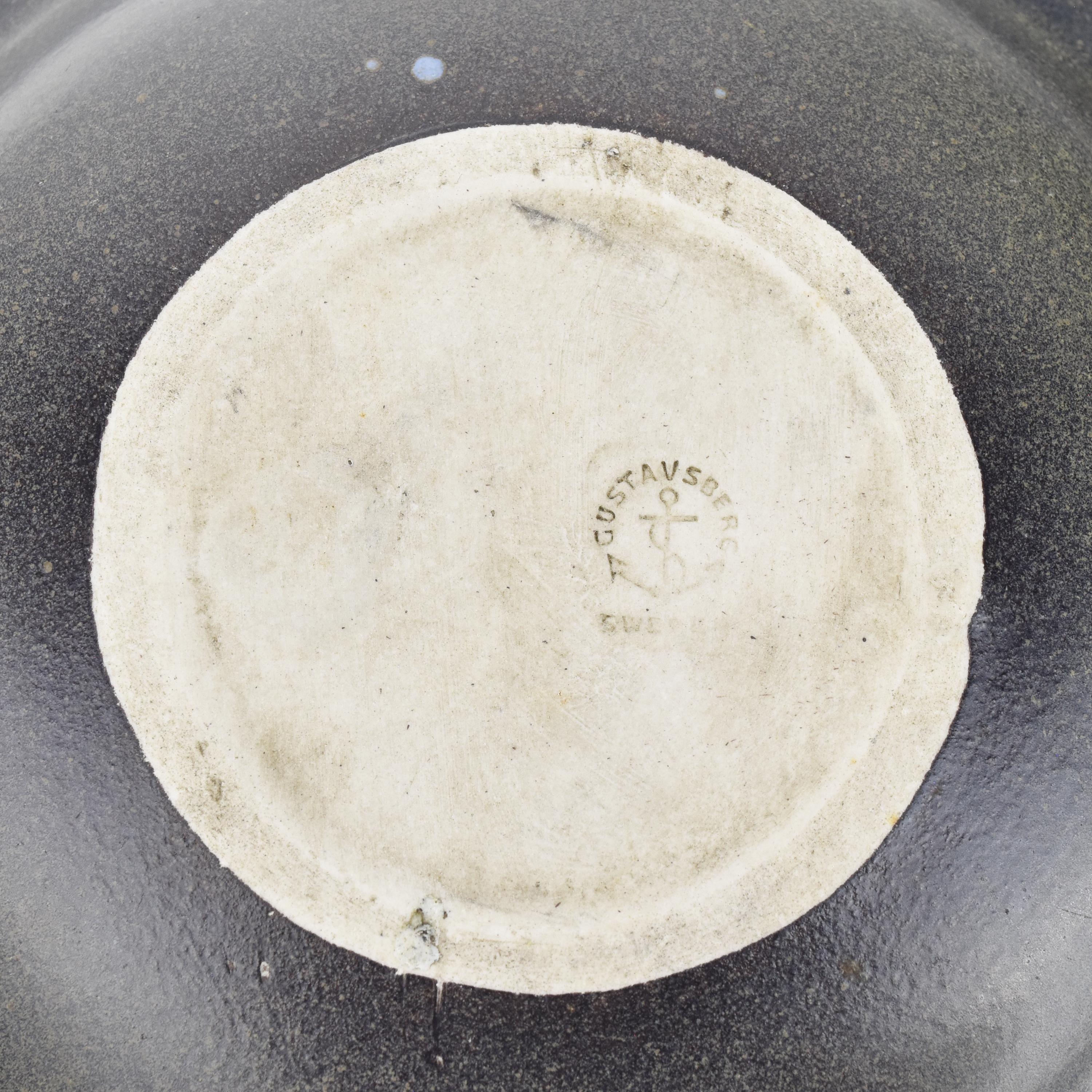Swedish Gustavsberg Lisa Larson PALOMA Vide Poche Keep All Dish Bowl Stoneware Ceramic For Sale
