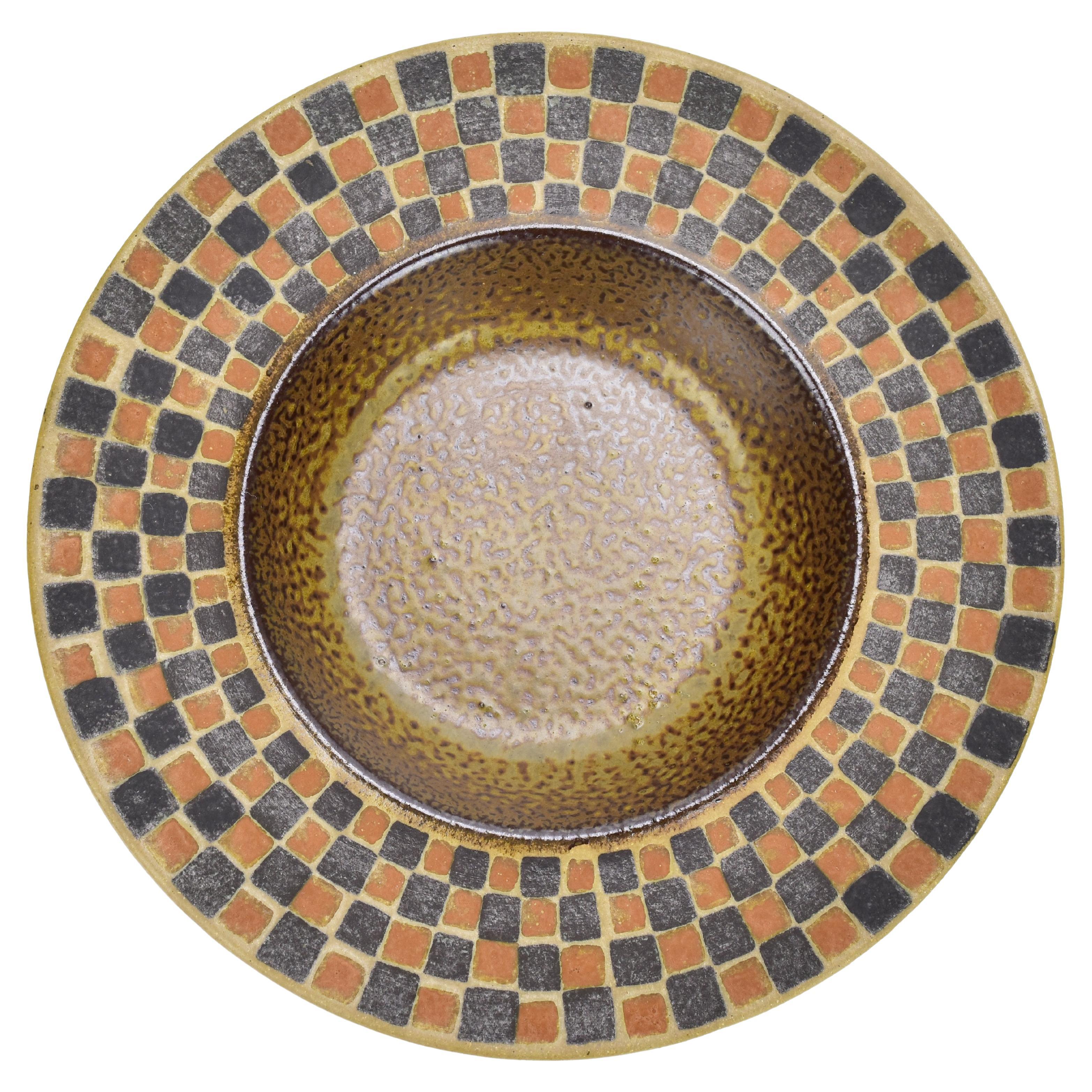 Gustavsberg Stig Lindberg SILUR Vide Poche Keep All Dish Bowl Stoneware Ceramic For Sale