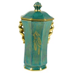Gustavsberg urn with lid by Josef Ekberg, Sweden 1930