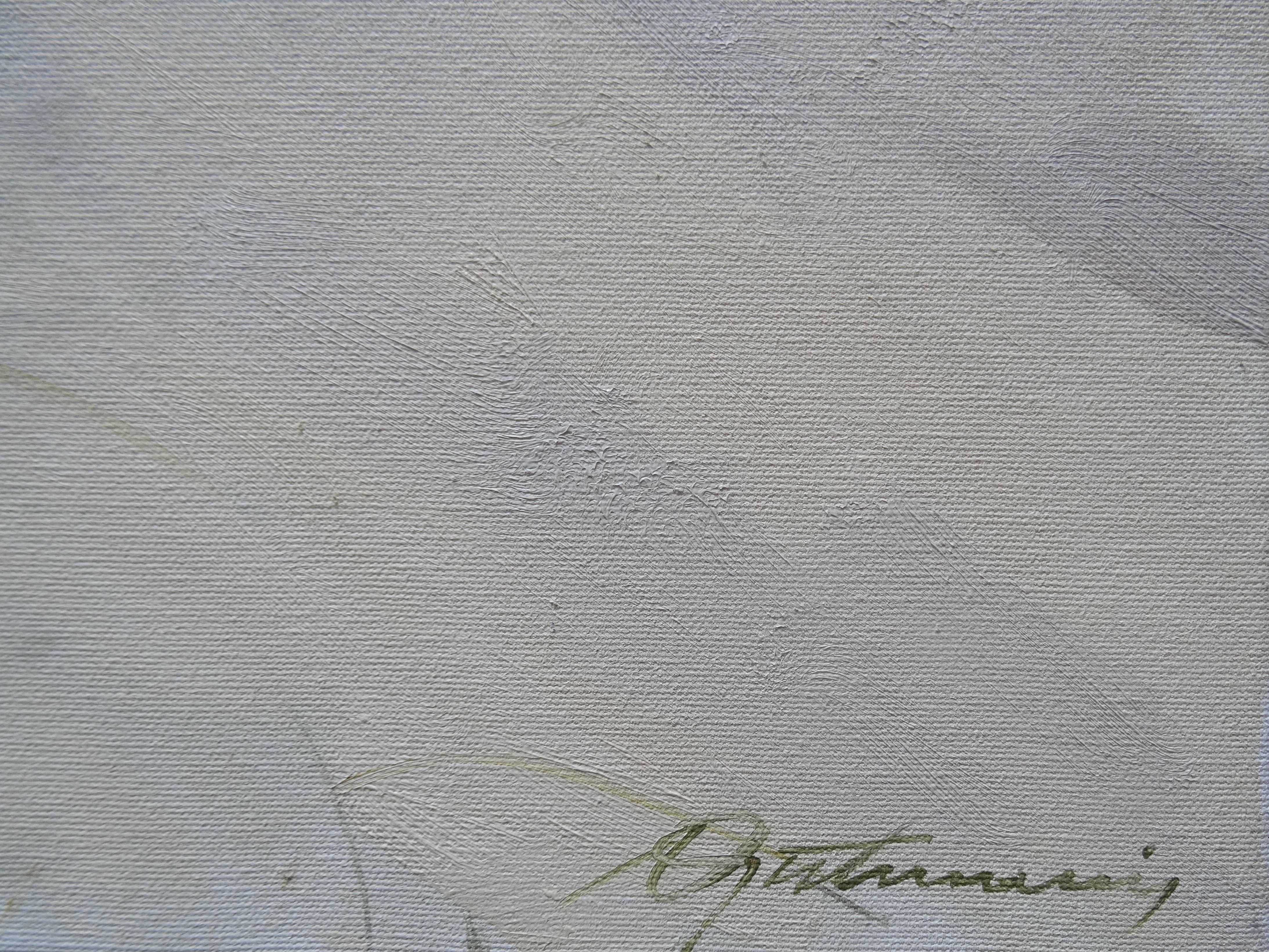 Carnikava-Dünen  2021. Öl auf Leinwand, 60x80 cm – Painting von Gutmanis Andis