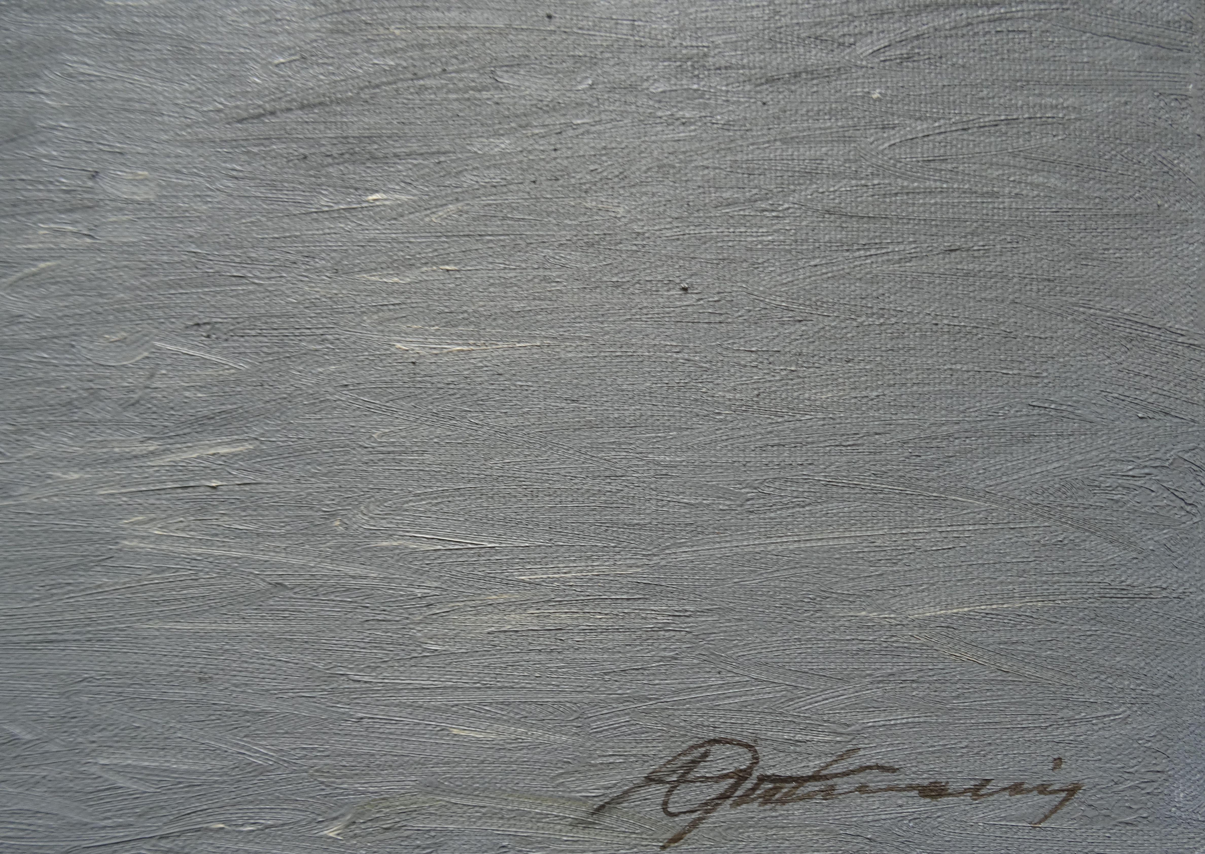 Pavilosta  2021. Óleo sobre lienzo, 50x70 cm - Painting de Gutmanis Andis