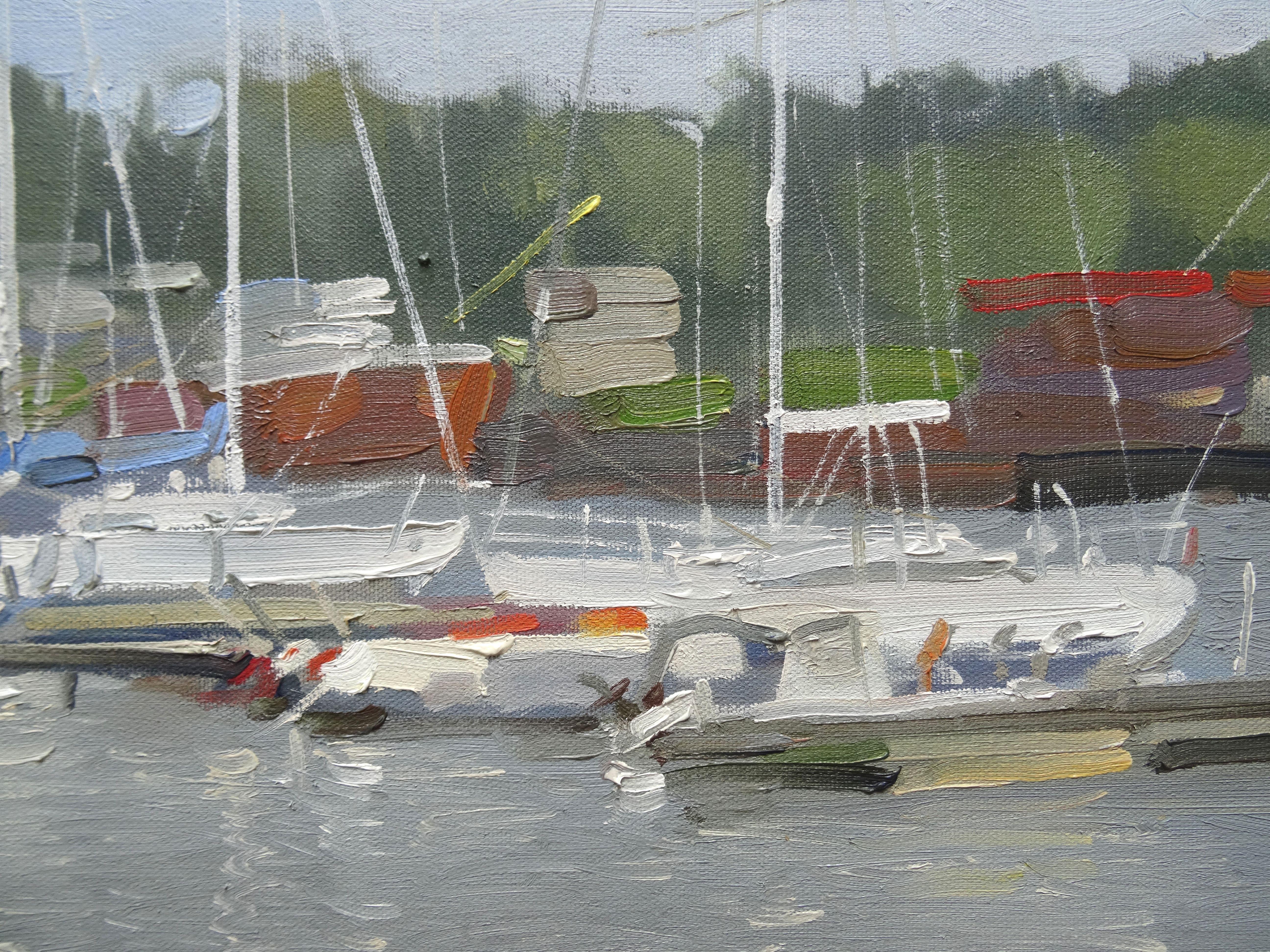 Pavilosta  2021. Óleo sobre lienzo, 50x70 cm - Painting Realista de Gutmanis Andis