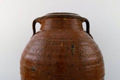 Gutte Eriksen, Large Unique Stoneware Vase