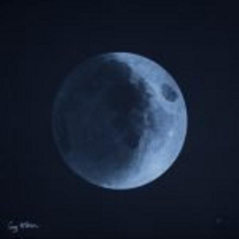 The Lunar Cycle – 9 Phases of the Moon by Guy Allen. Prints with Wooden Frames For Sale 7