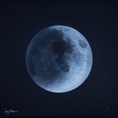 The Lunar Cycle – 9 Phases of the Moon by Guy Allen. Prints with Wooden Frames